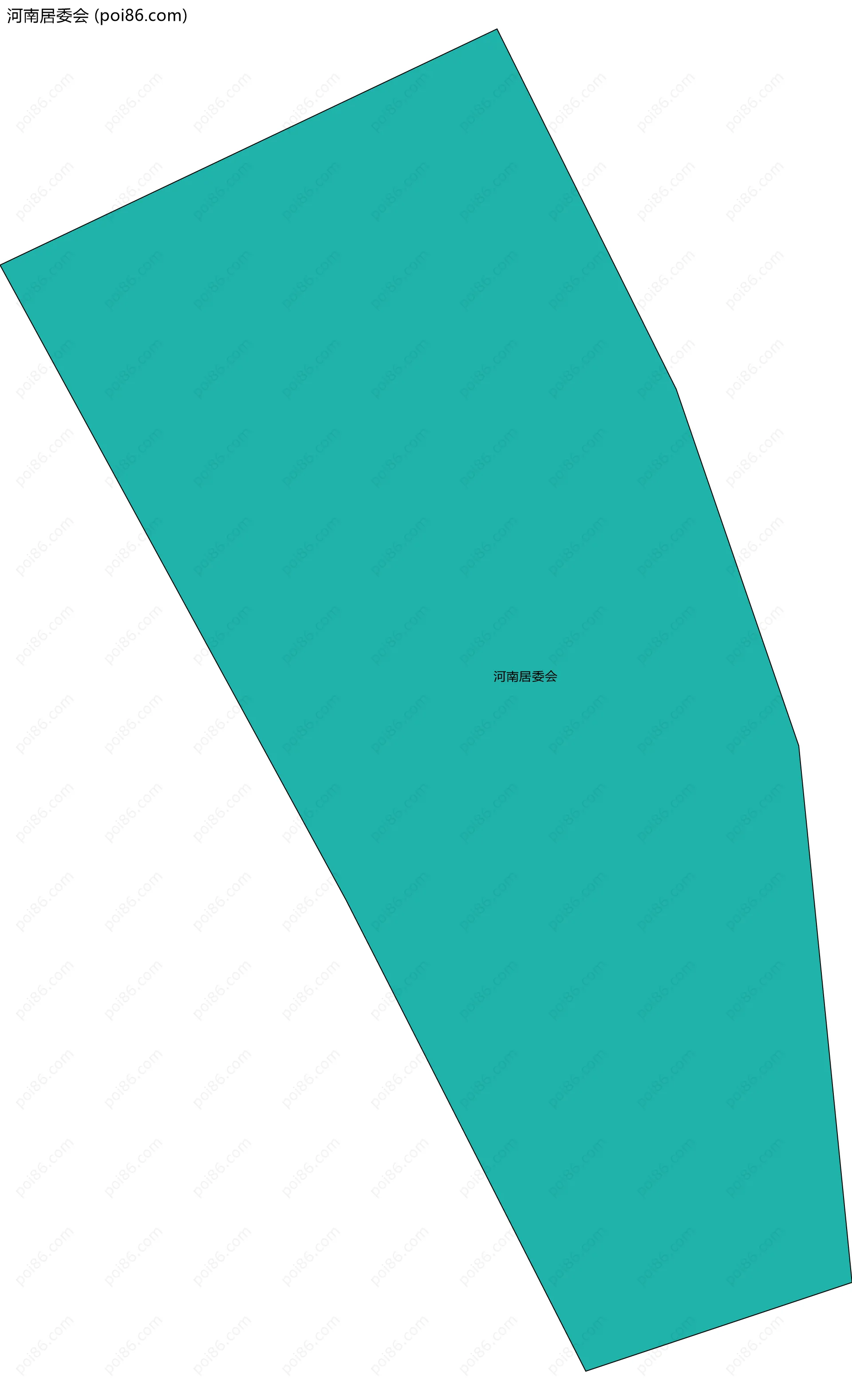 河南居委会边界地图