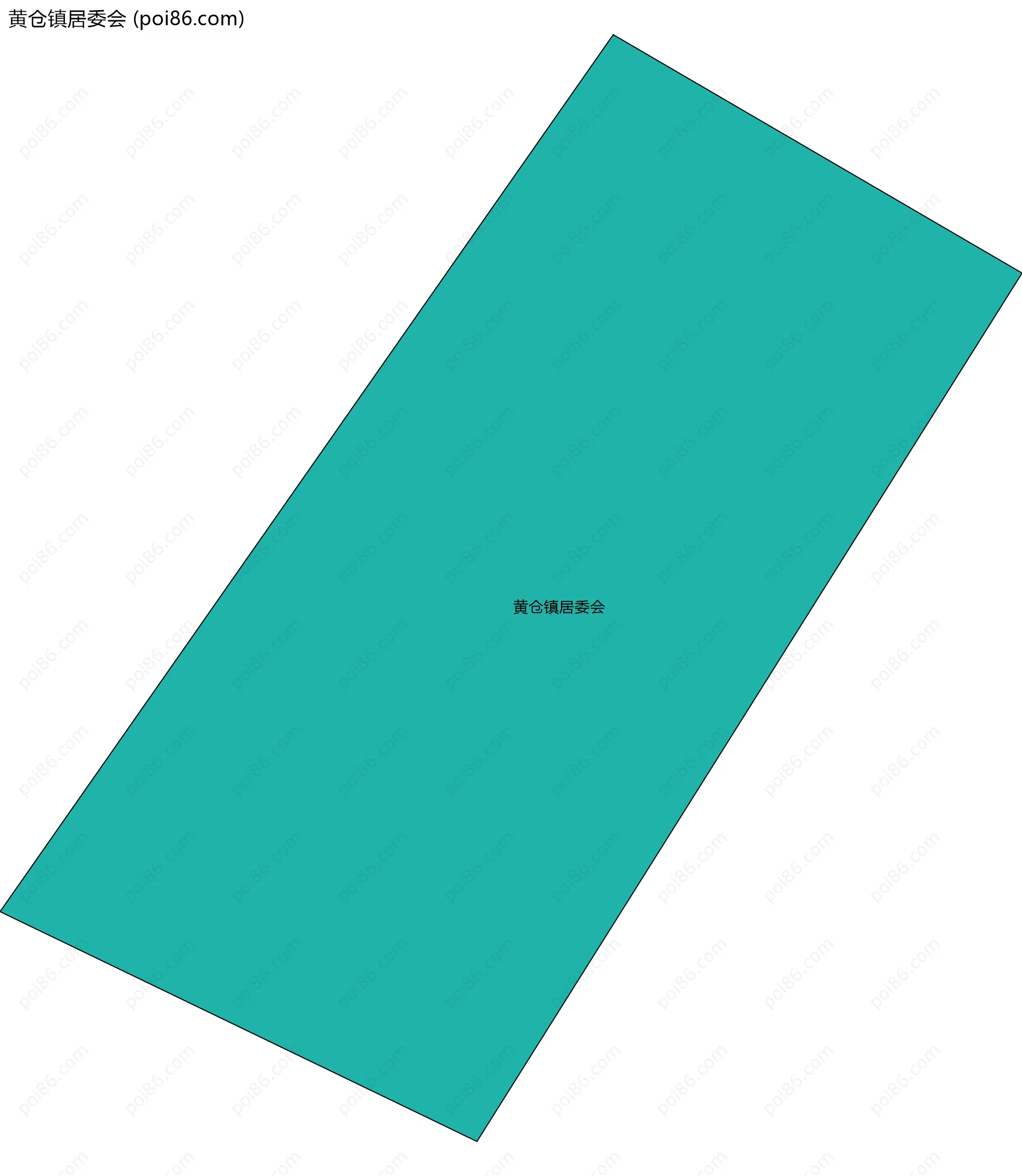 黄仓镇居委会边界地图