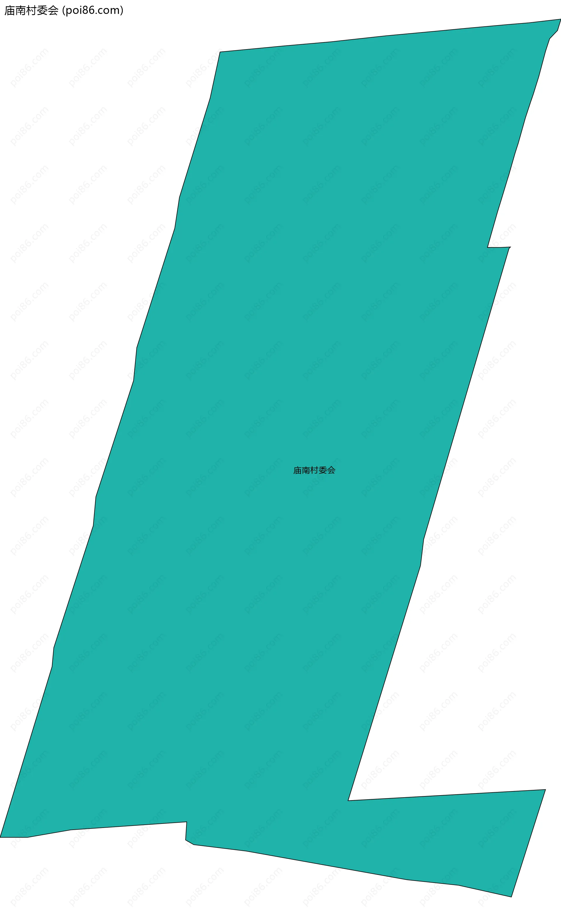 庙南村委会边界地图