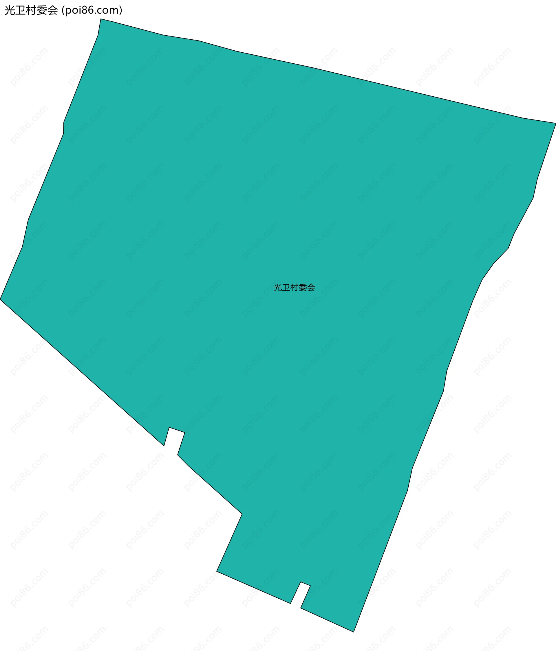 光卫村委会边界地图