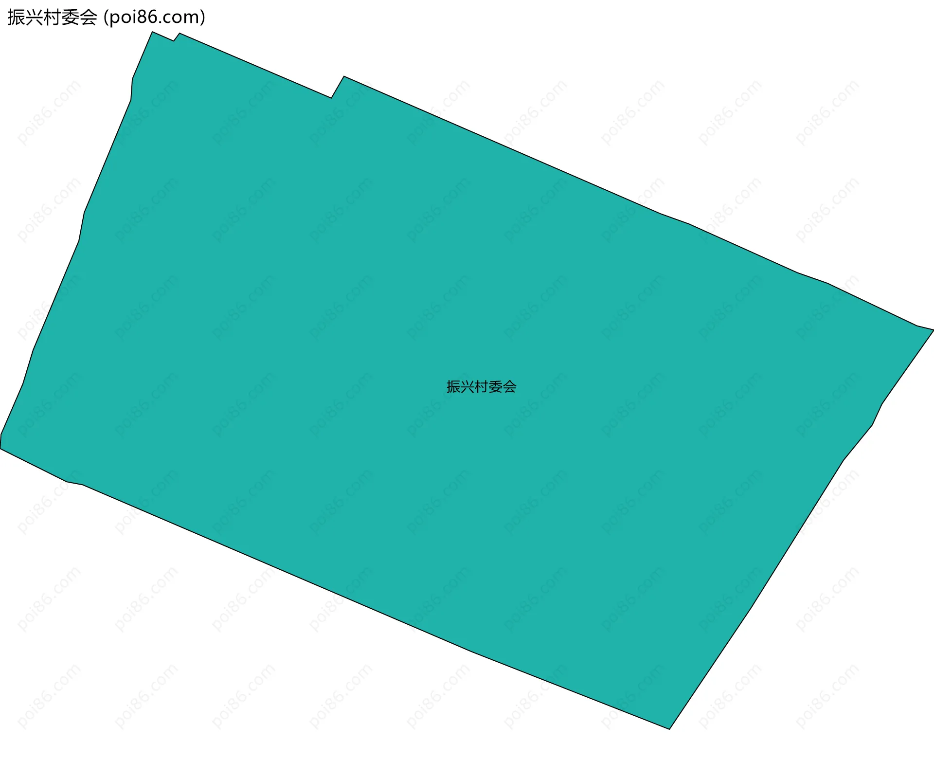振兴村委会边界地图