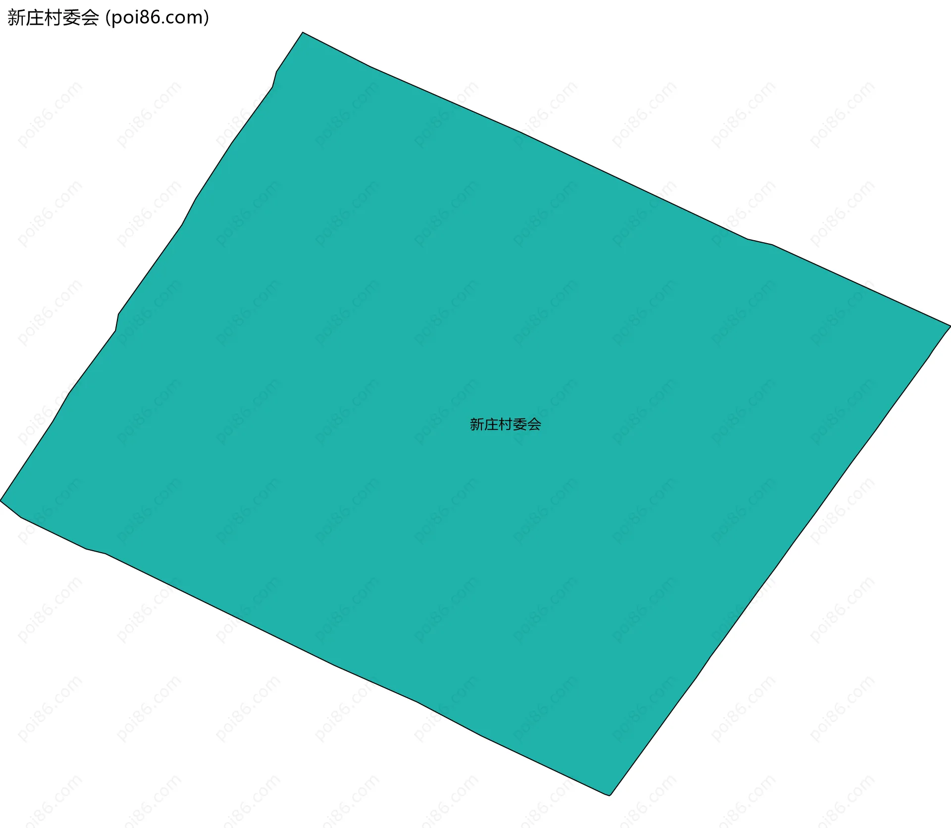 新庄村委会边界地图