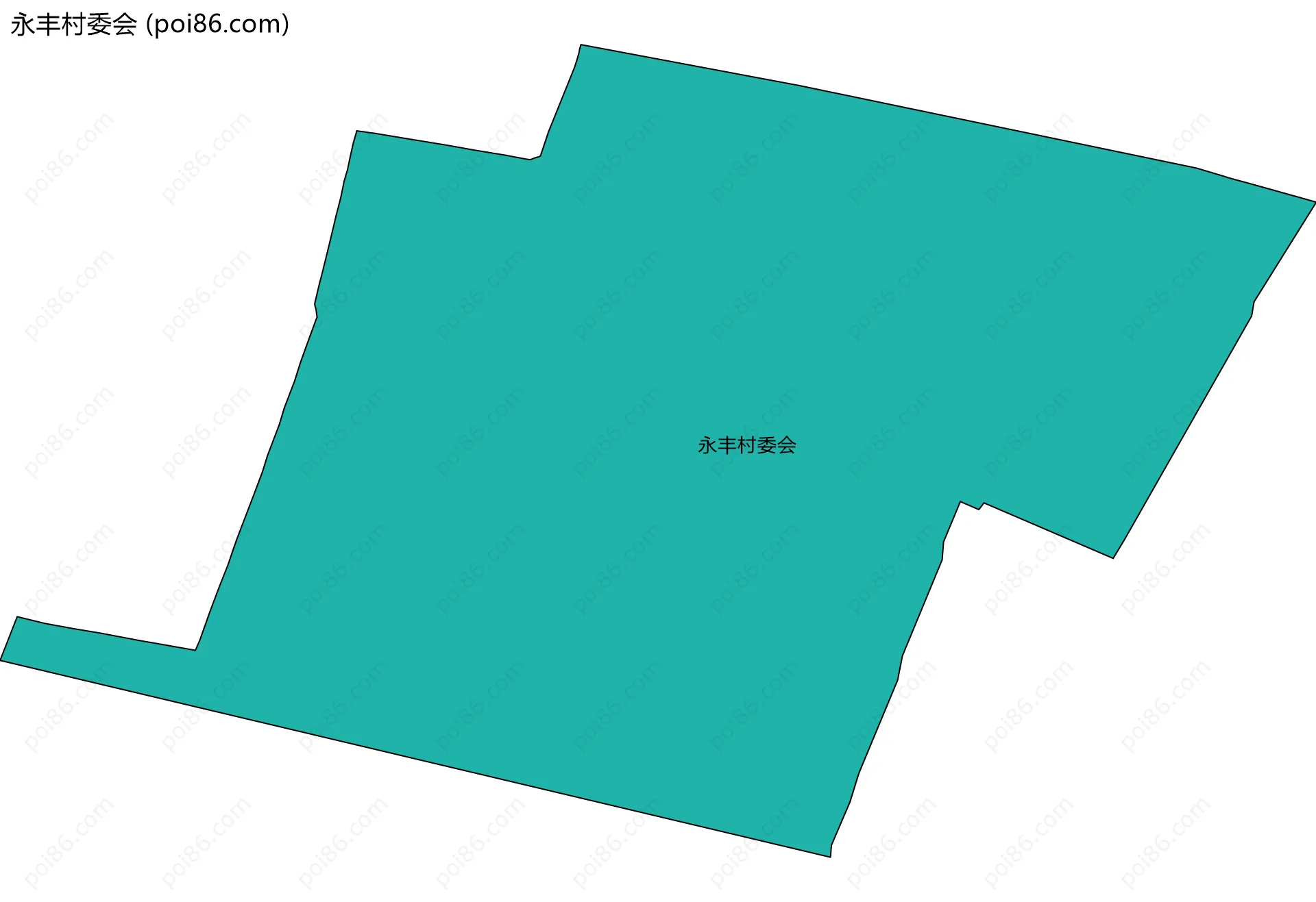 永丰村委会边界地图
