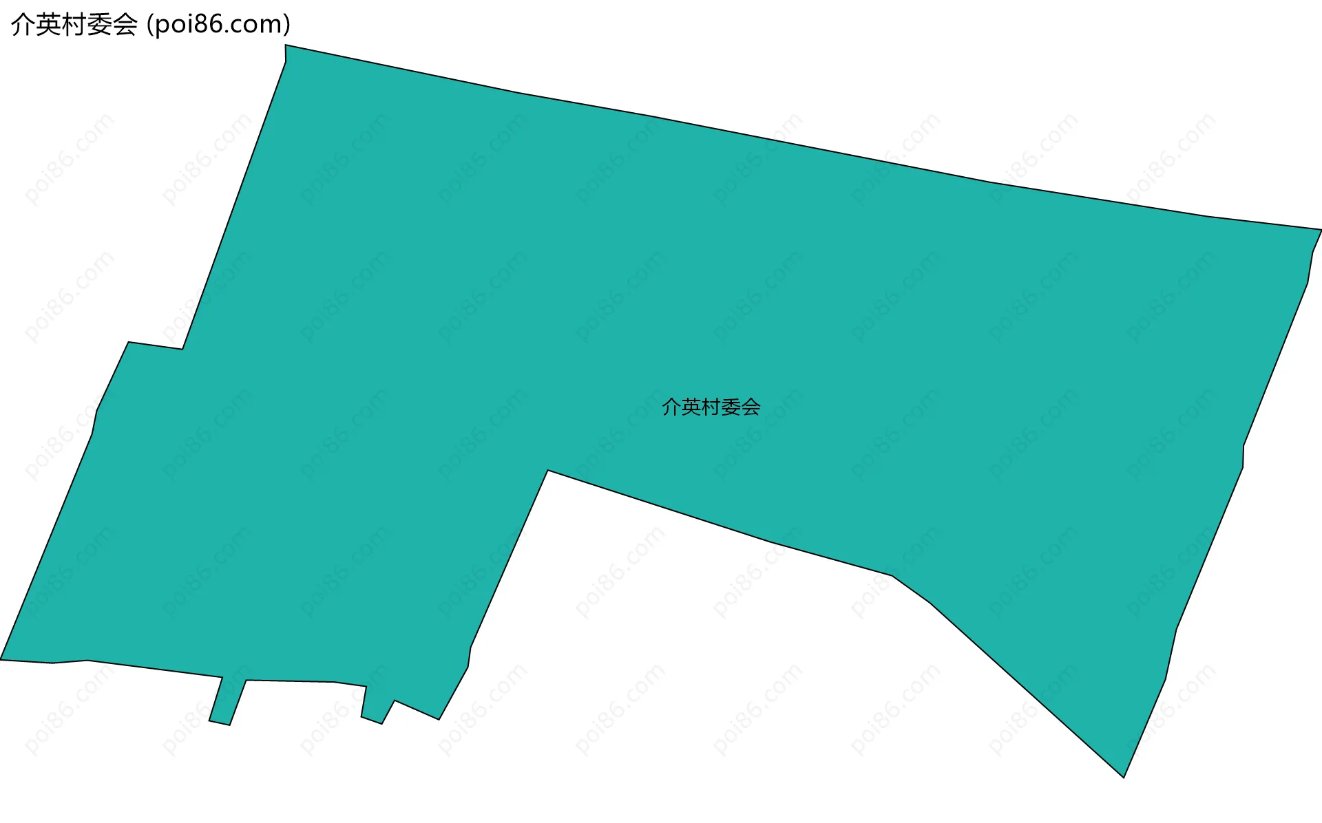介英村委会边界地图