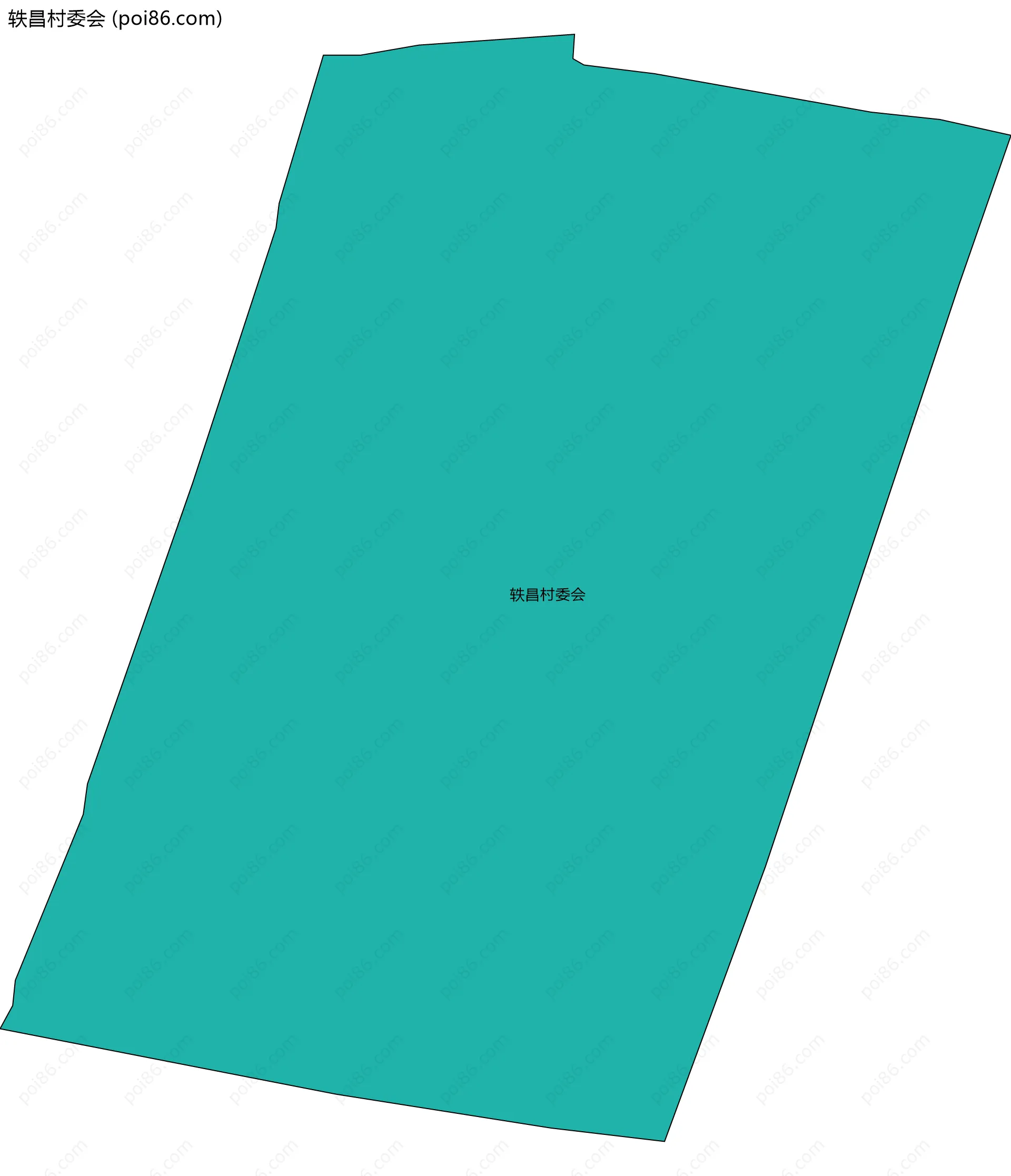 轶昌村委会边界地图