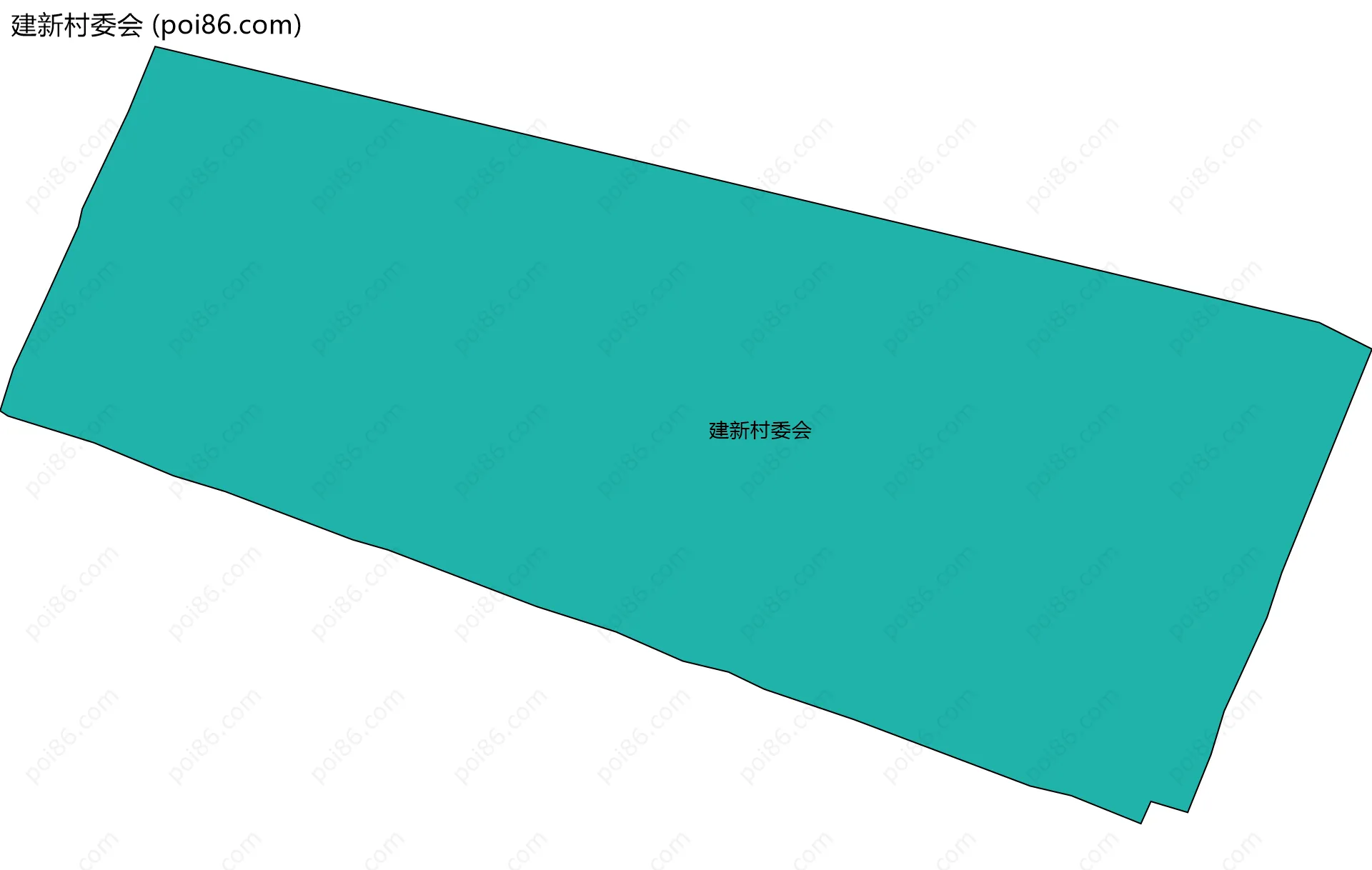 建新村委会边界地图