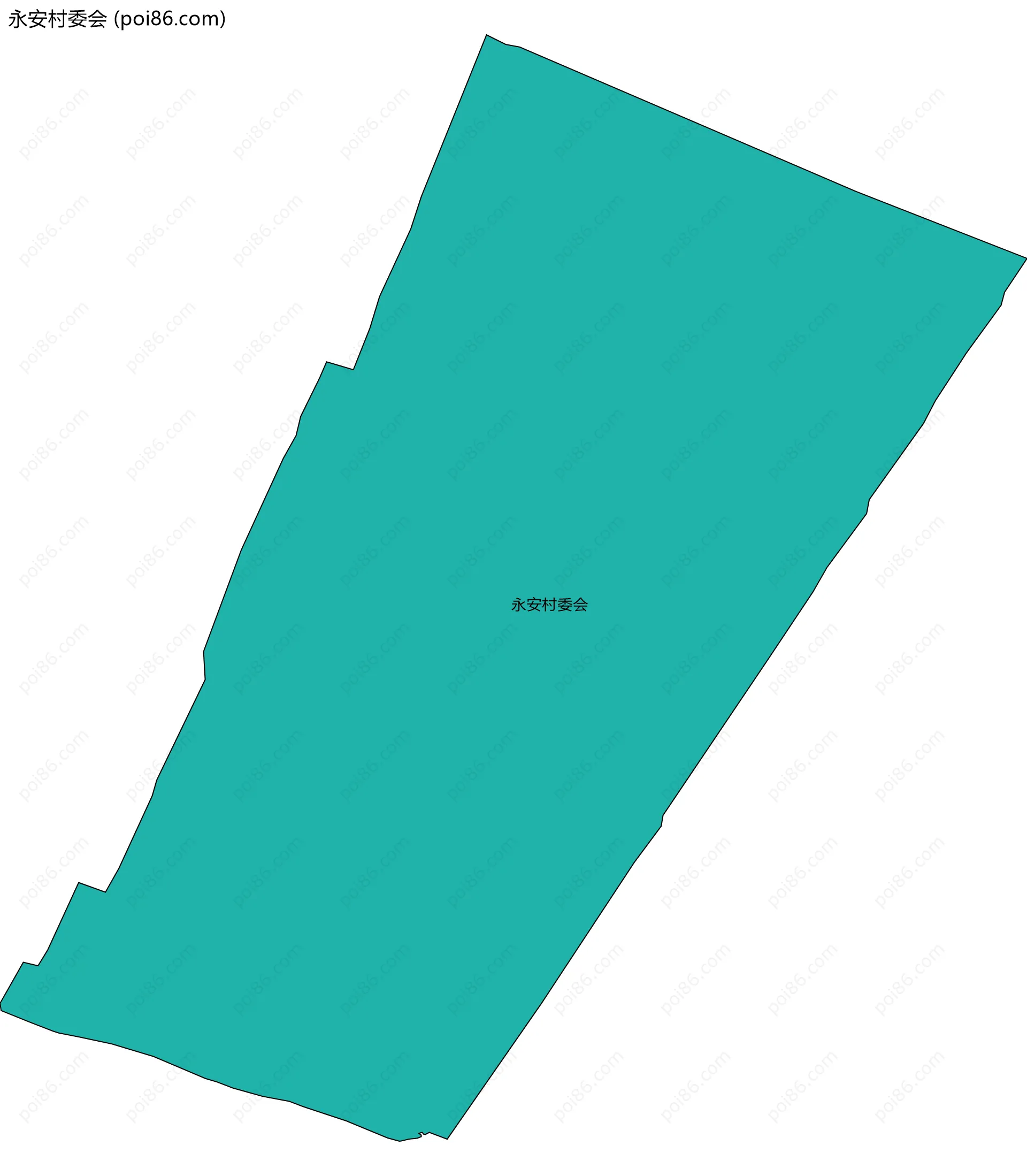 永安村委会边界地图