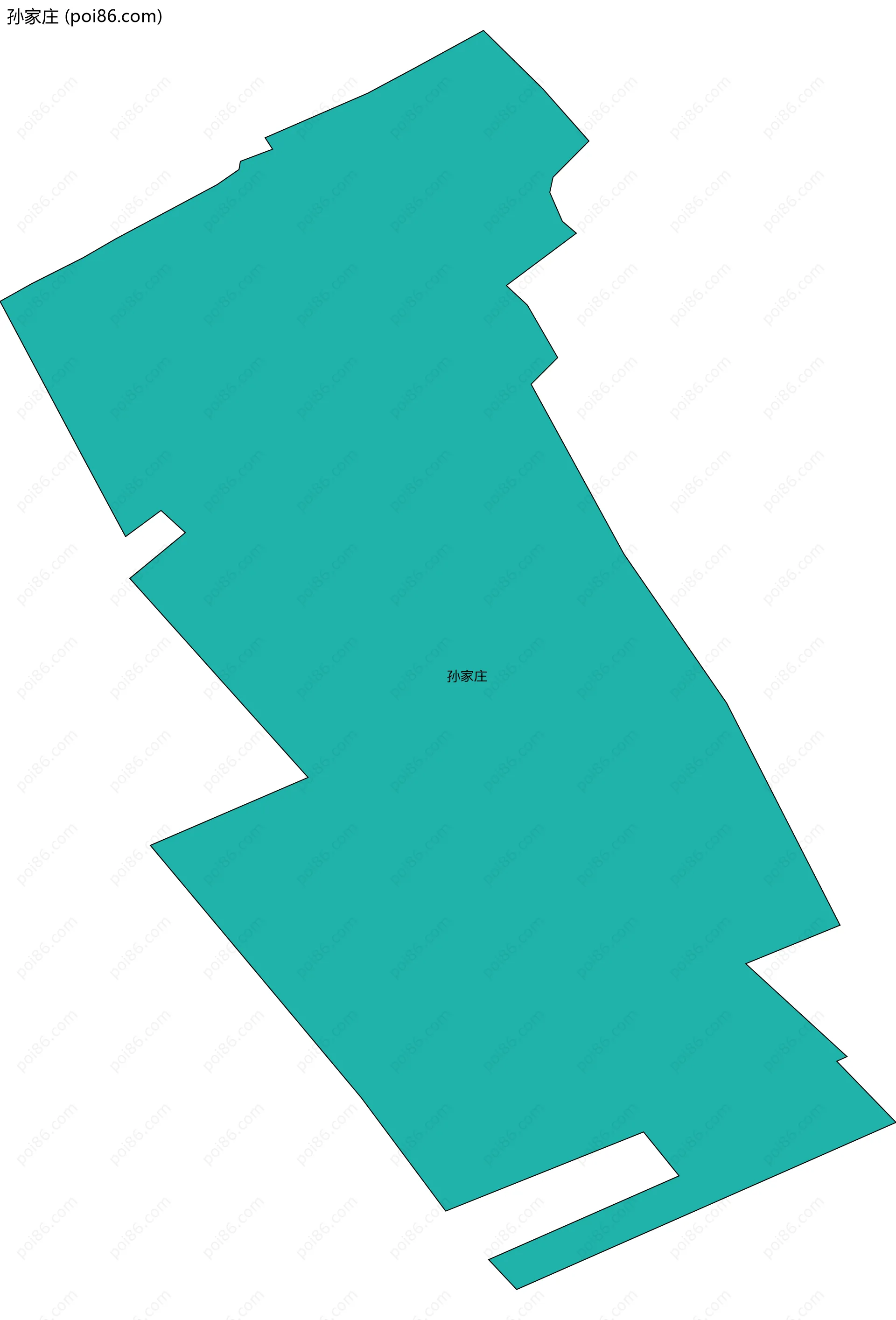 孙家庄边界地图