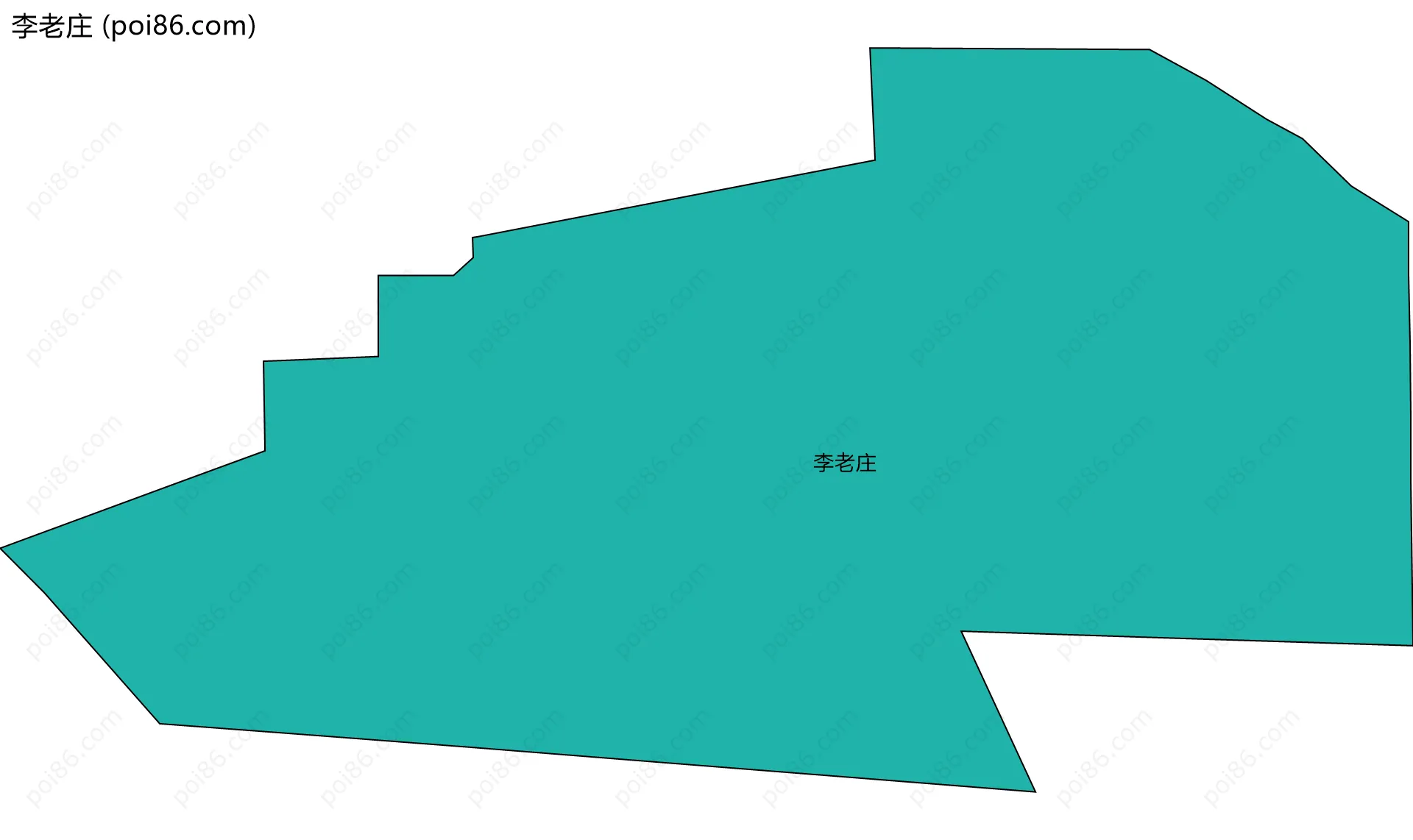 李老庄边界地图