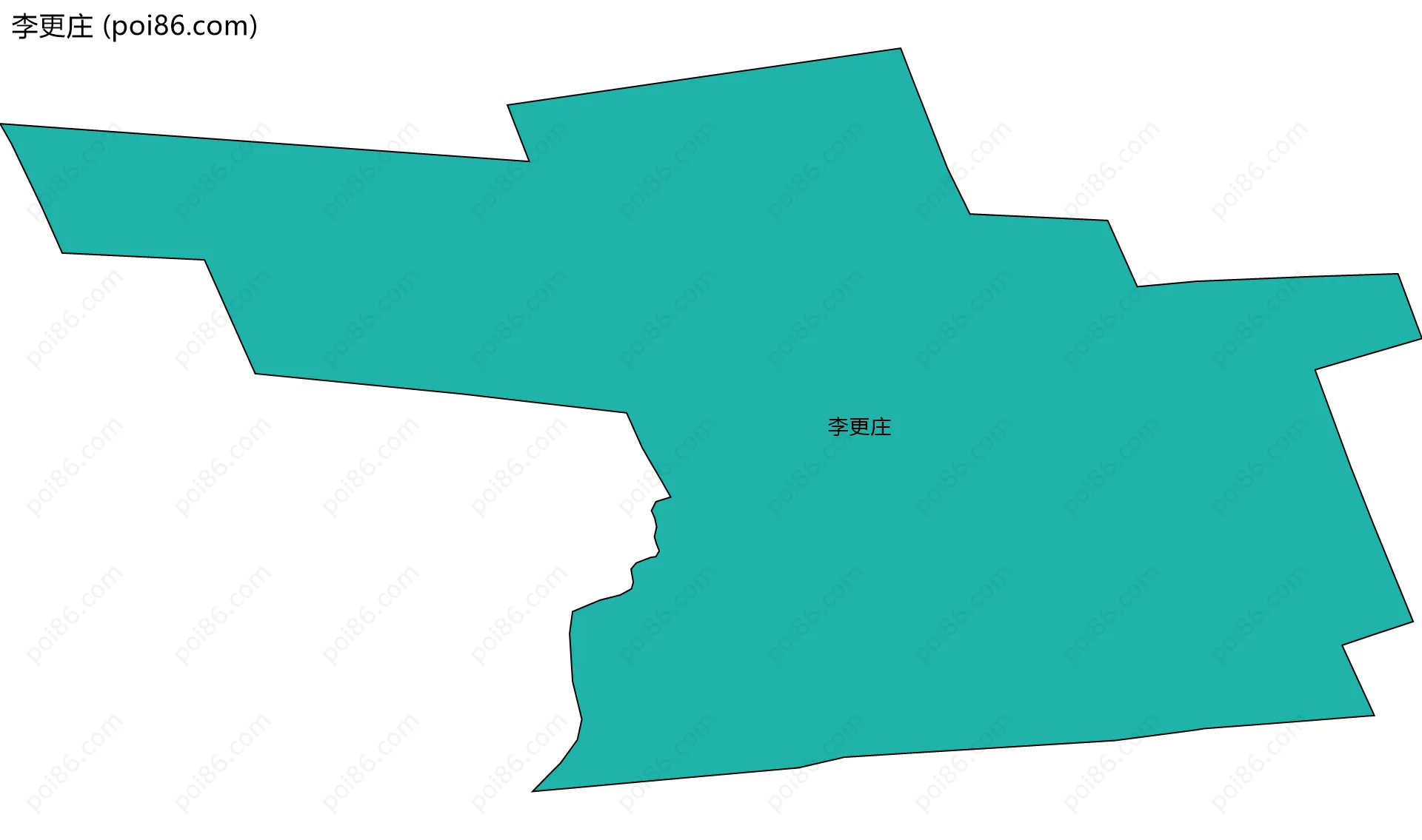 李更庄边界地图