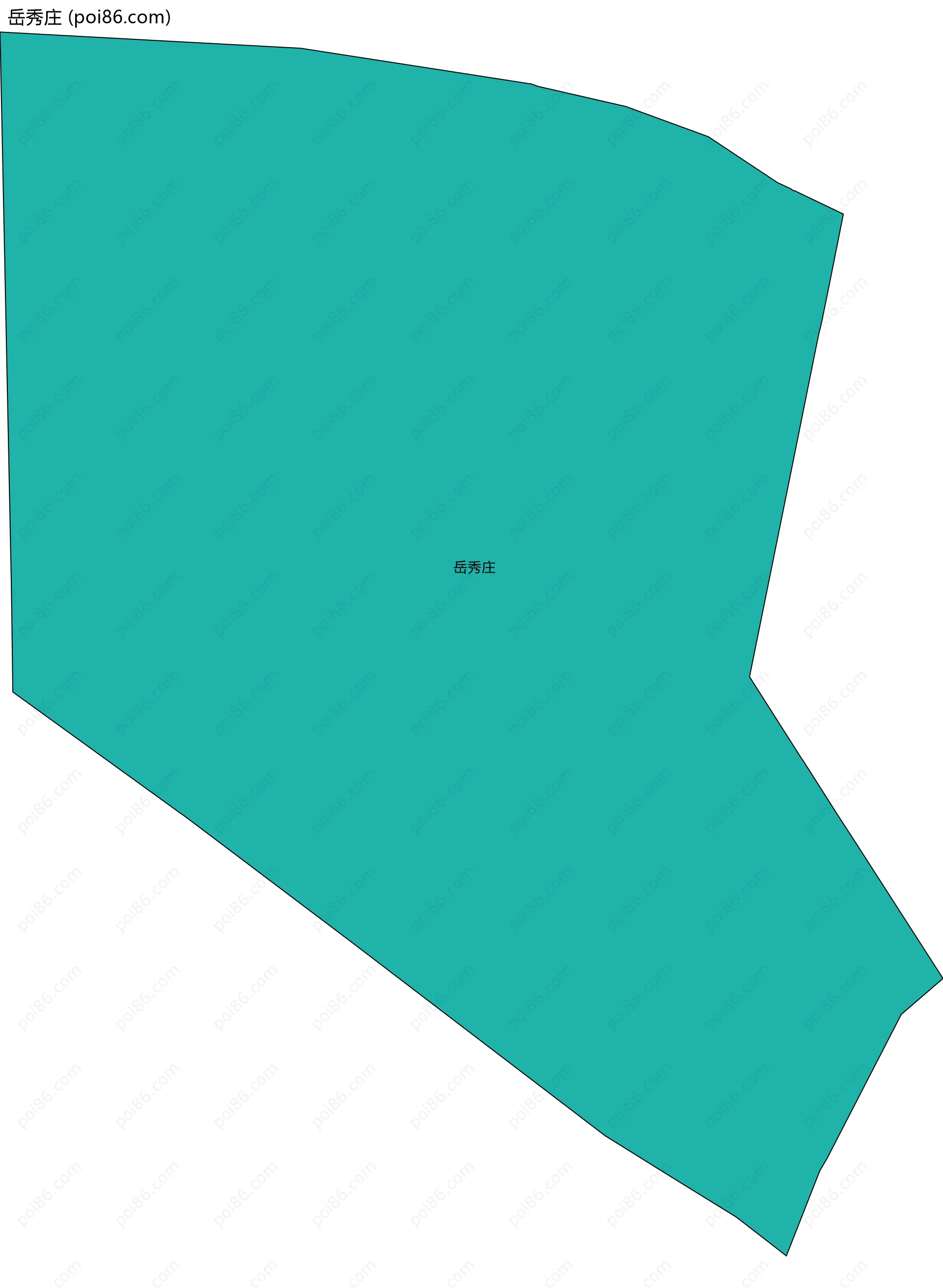 岳秀庄边界地图