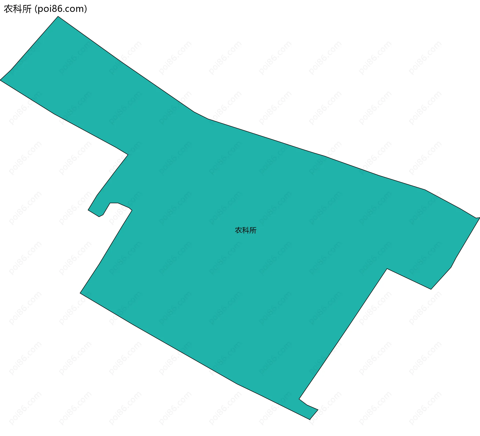农科所边界地图
