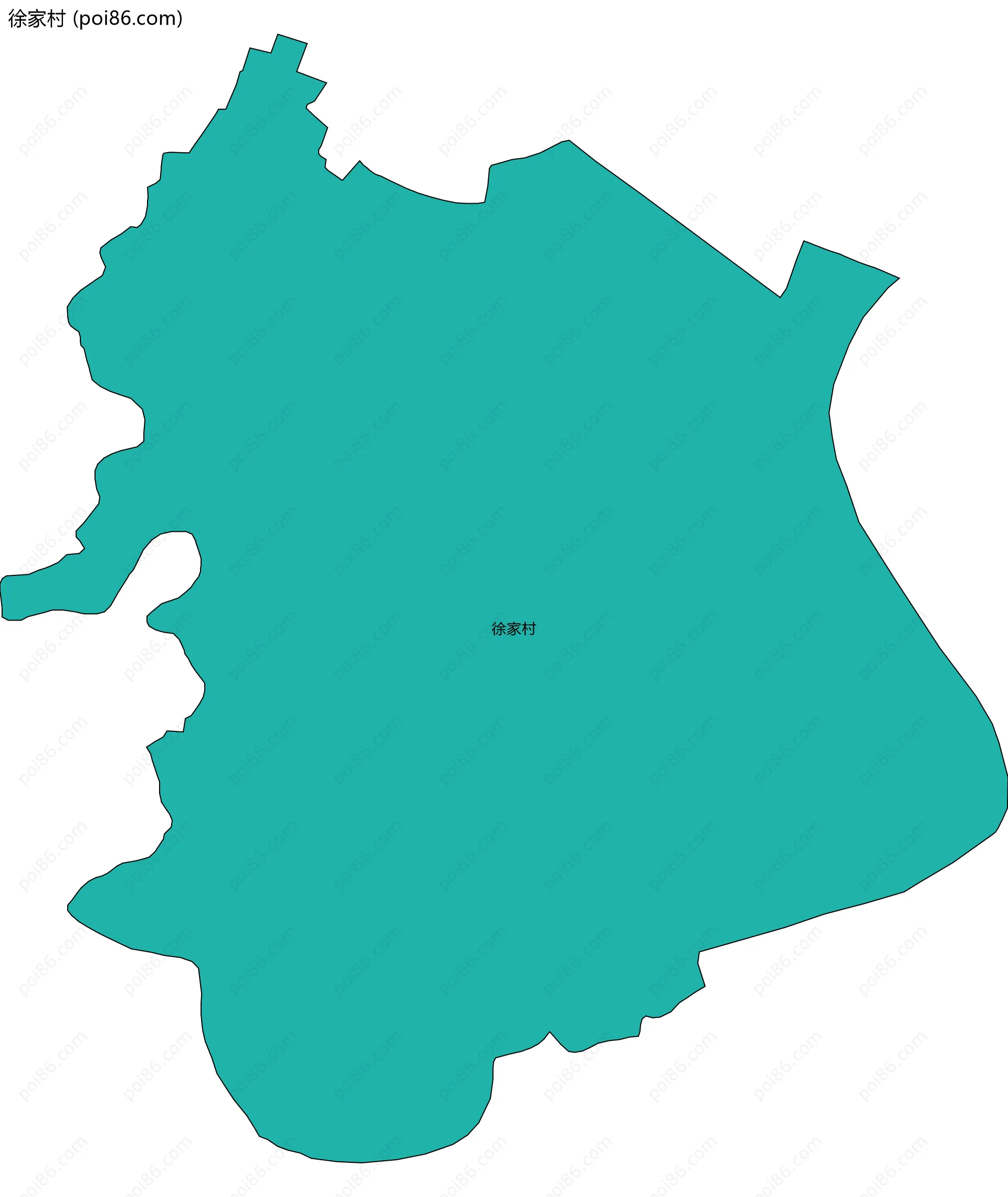 徐家村边界地图