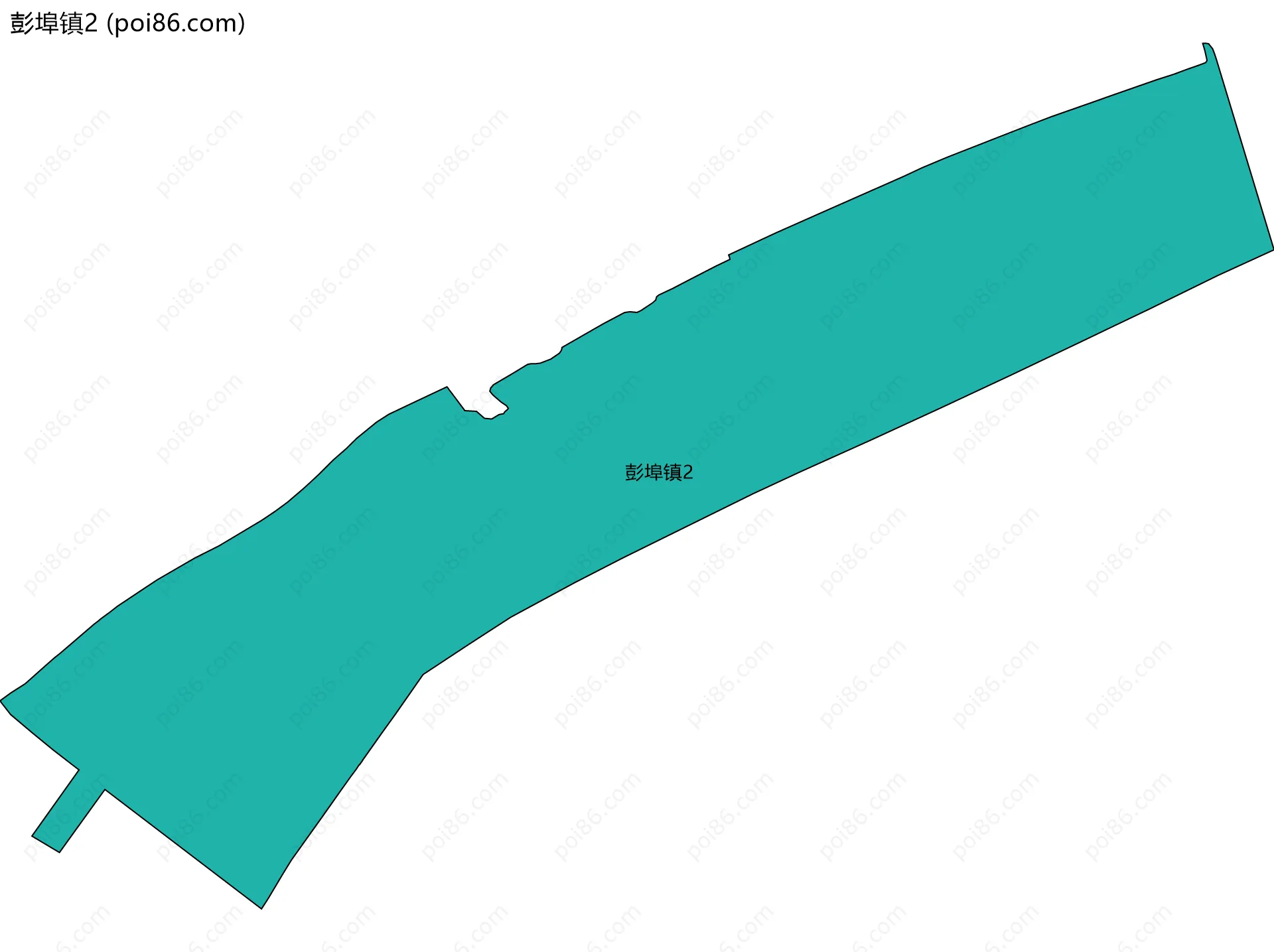 彭埠镇2边界地图