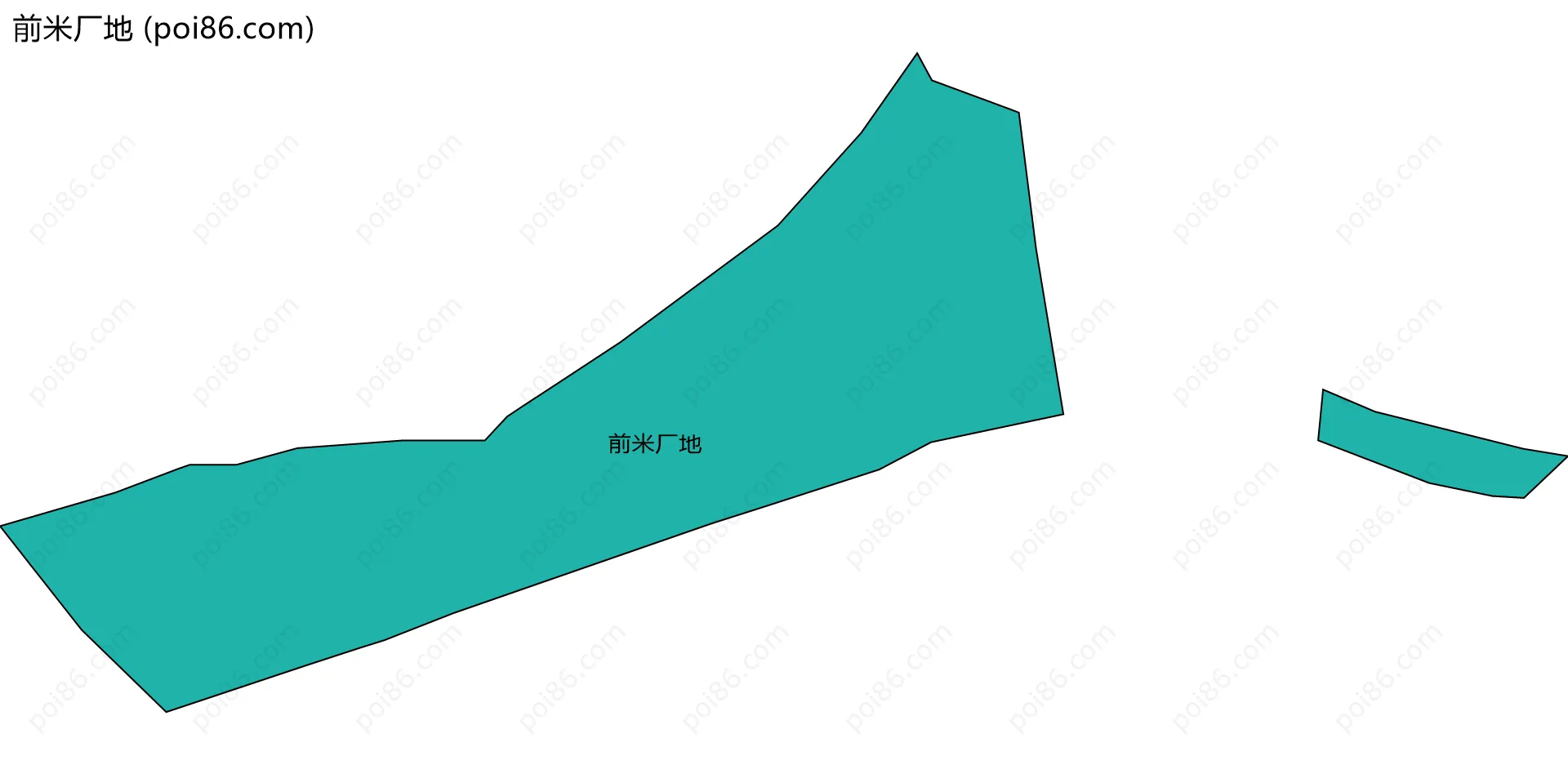 前米厂地边界地图