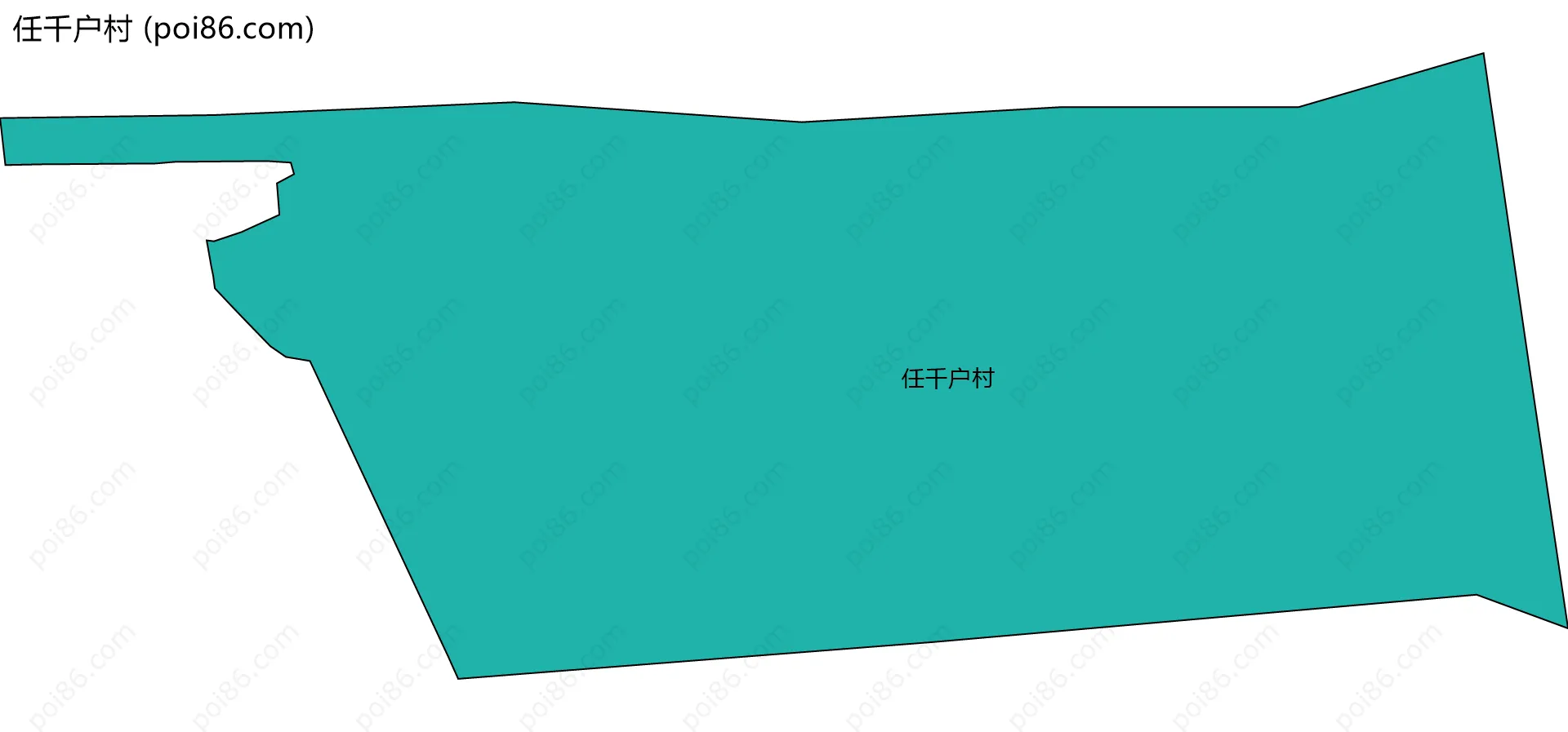 任千户村边界地图