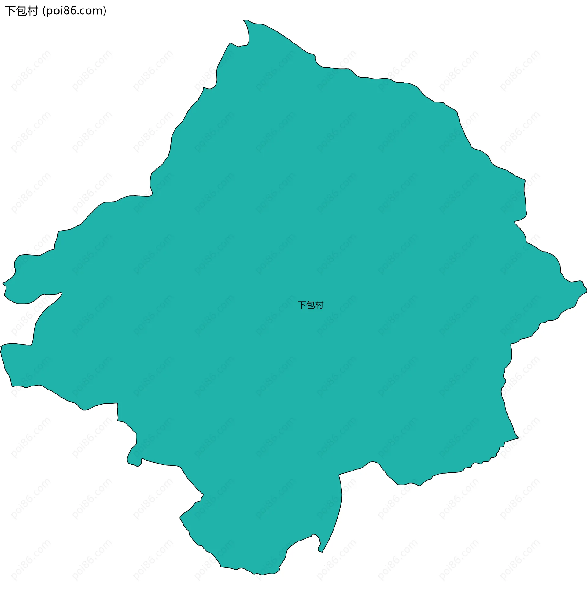 下包村边界地图