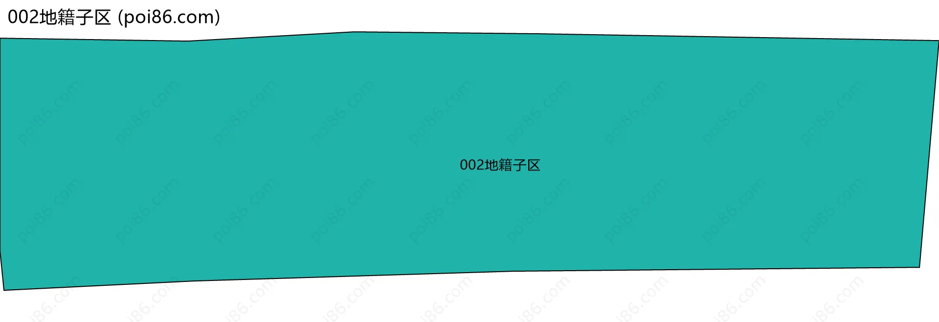 002地籍子区边界地图
