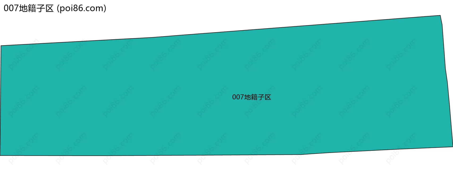 007地籍子区边界地图