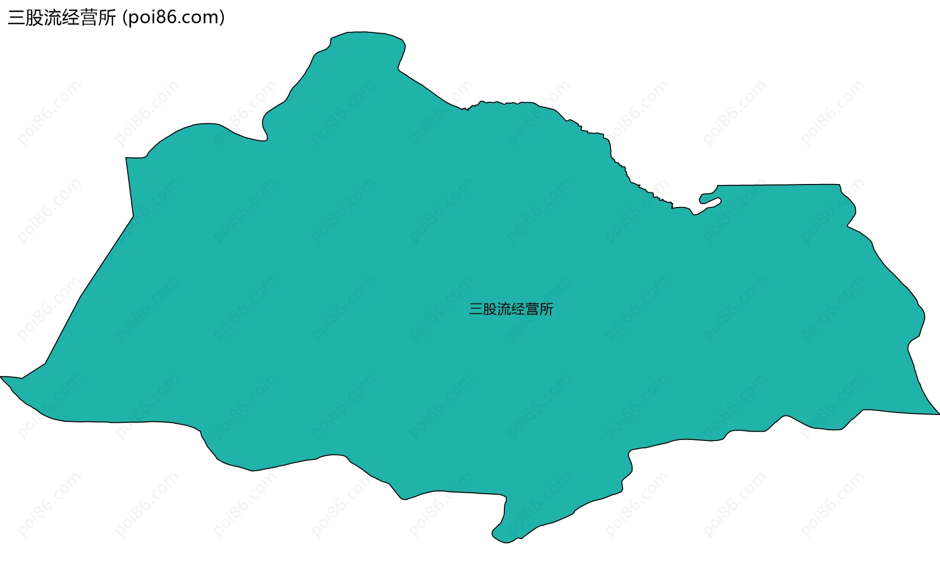 三股流经营所边界地图