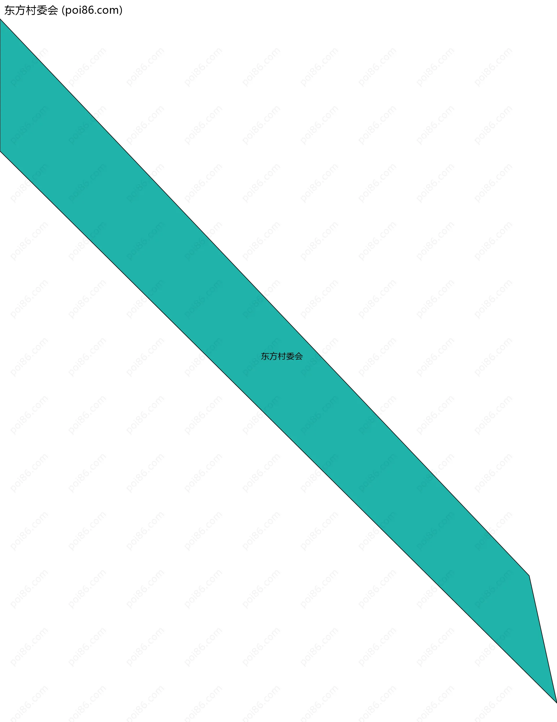 东方村委会边界地图