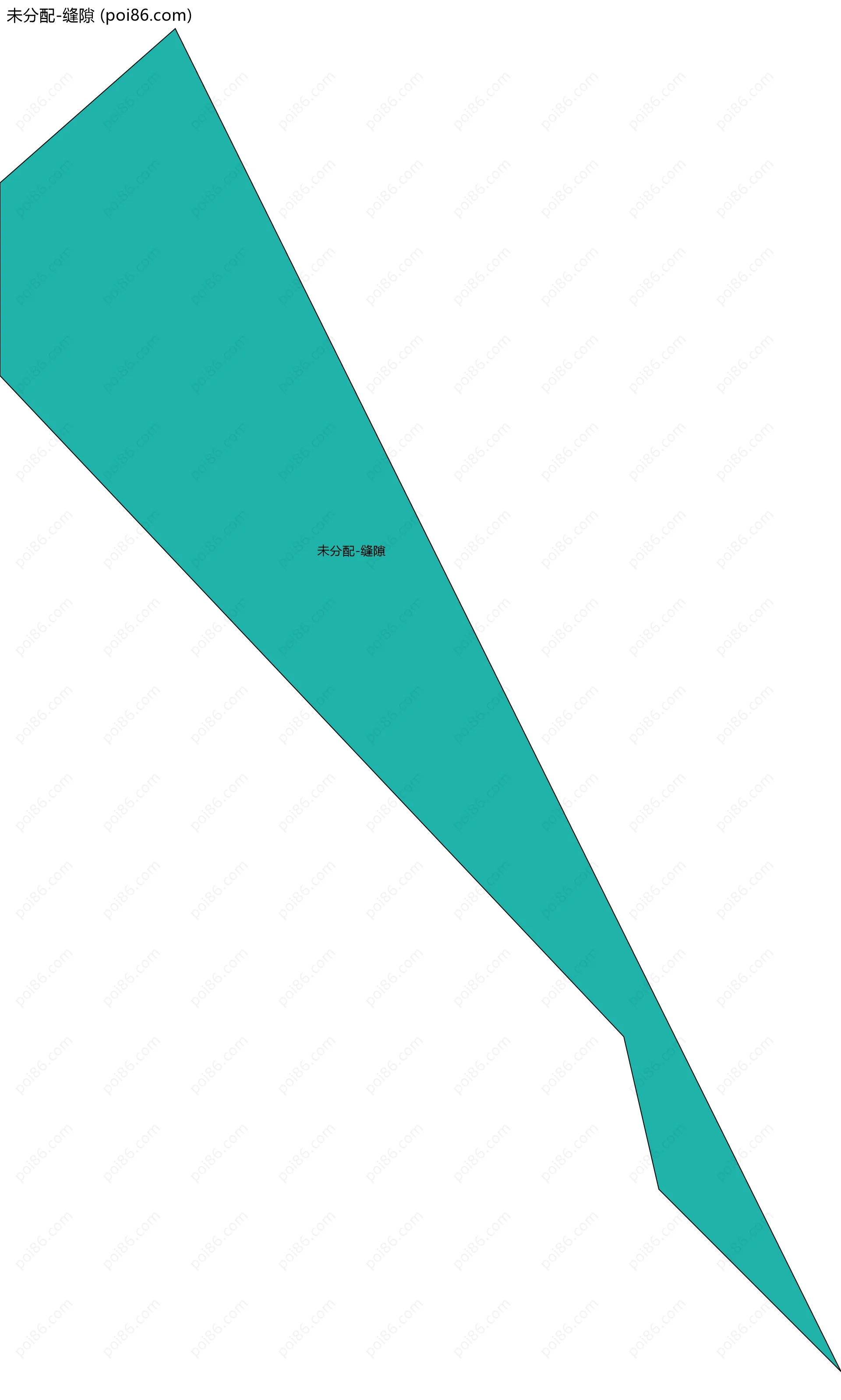 未分配-缝隙边界地图