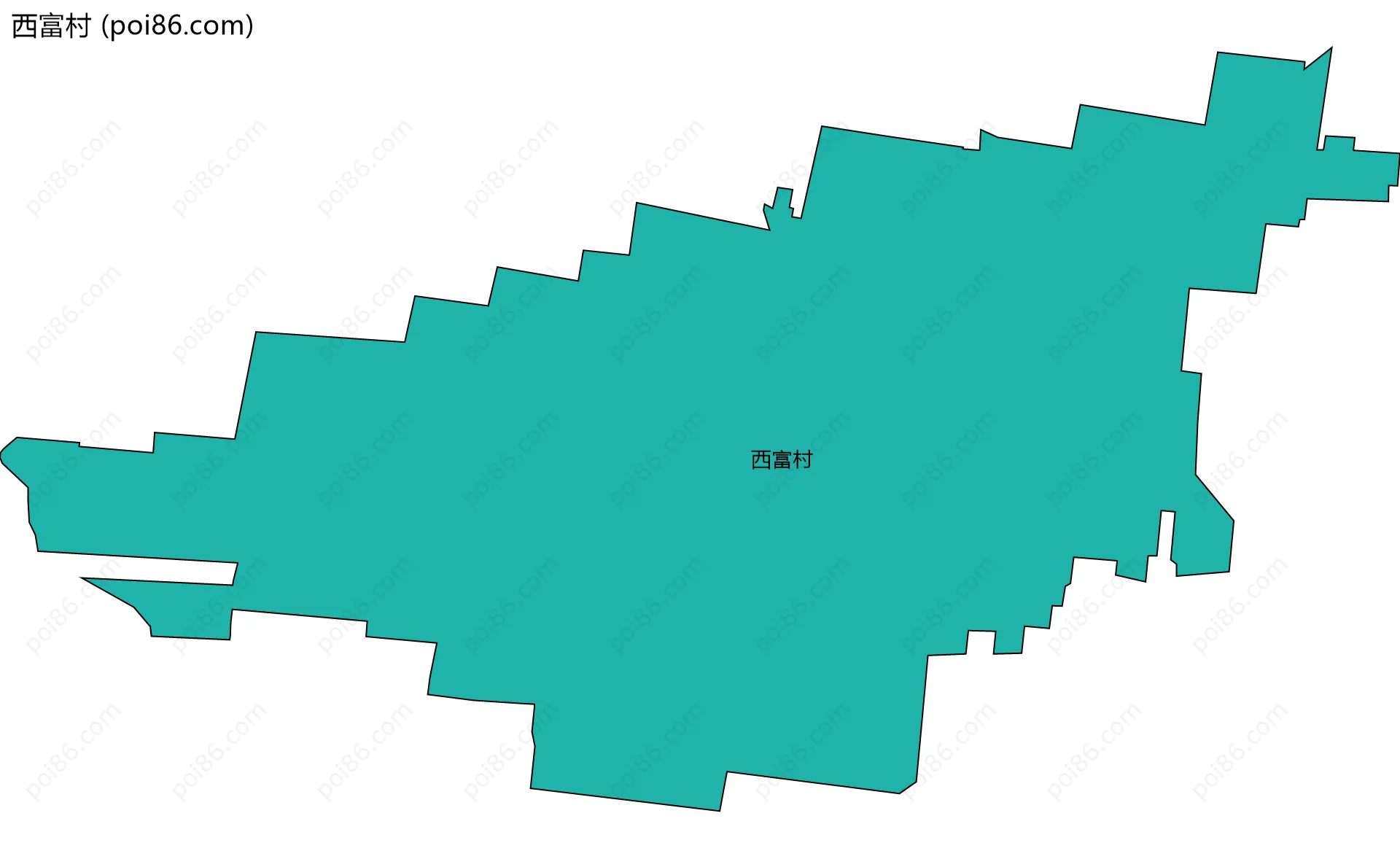 西富村边界地图