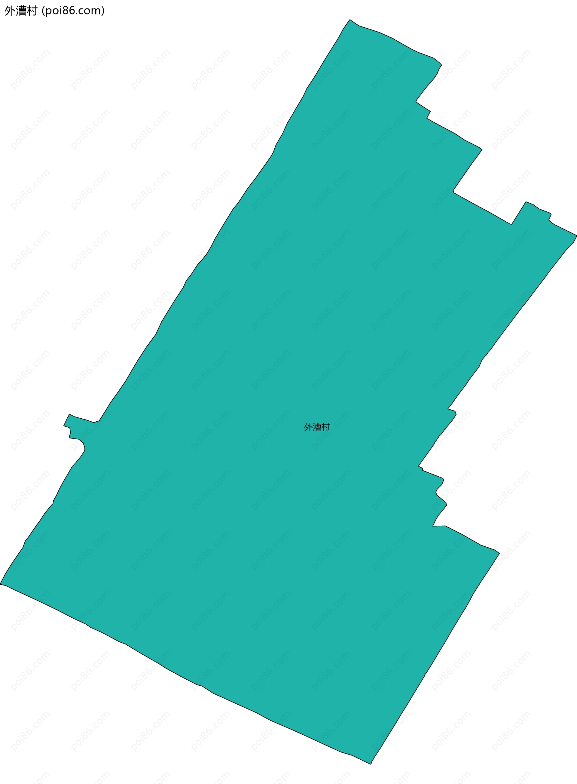 外漕村边界地图