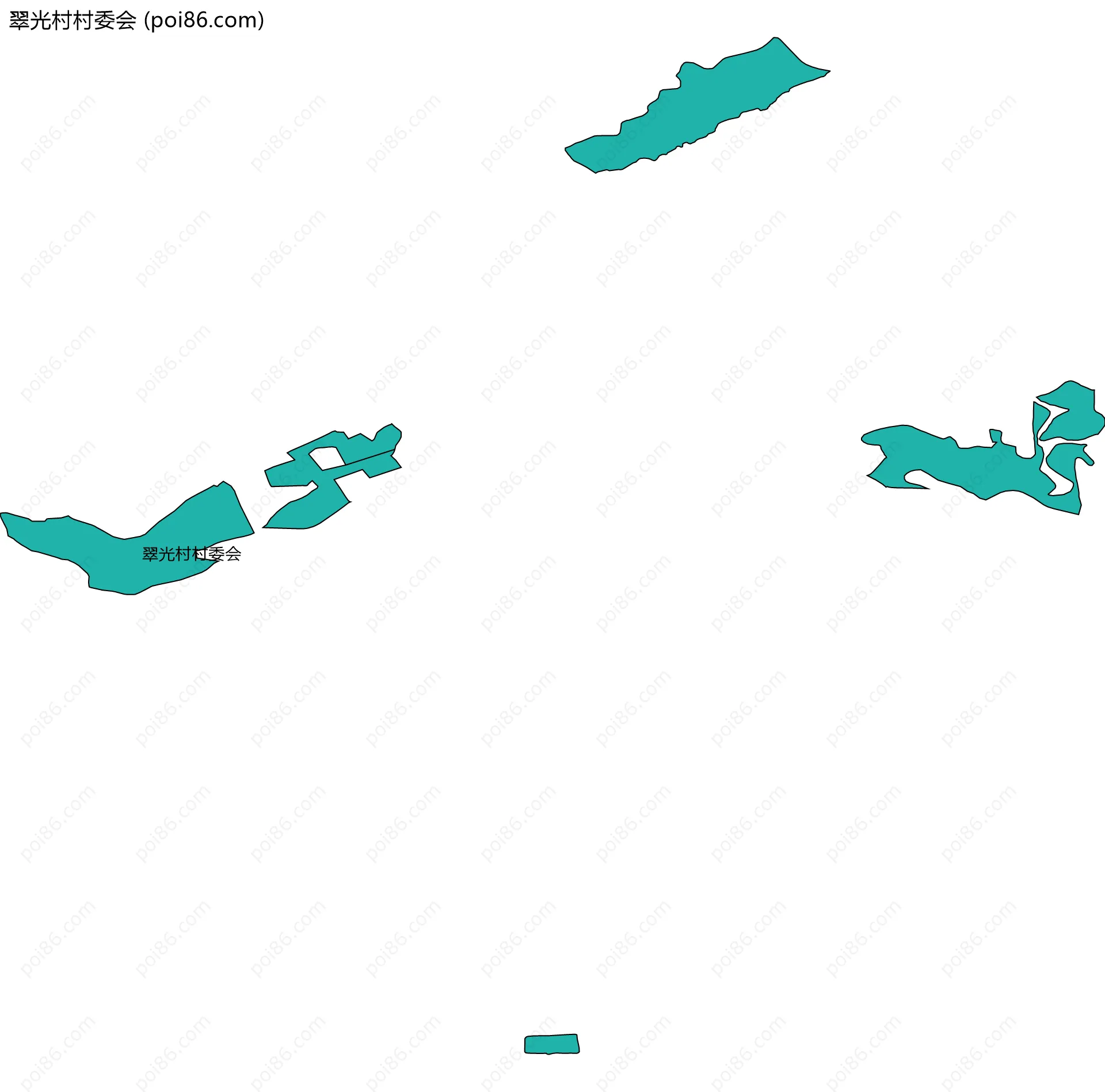 翠光村村委会边界地图