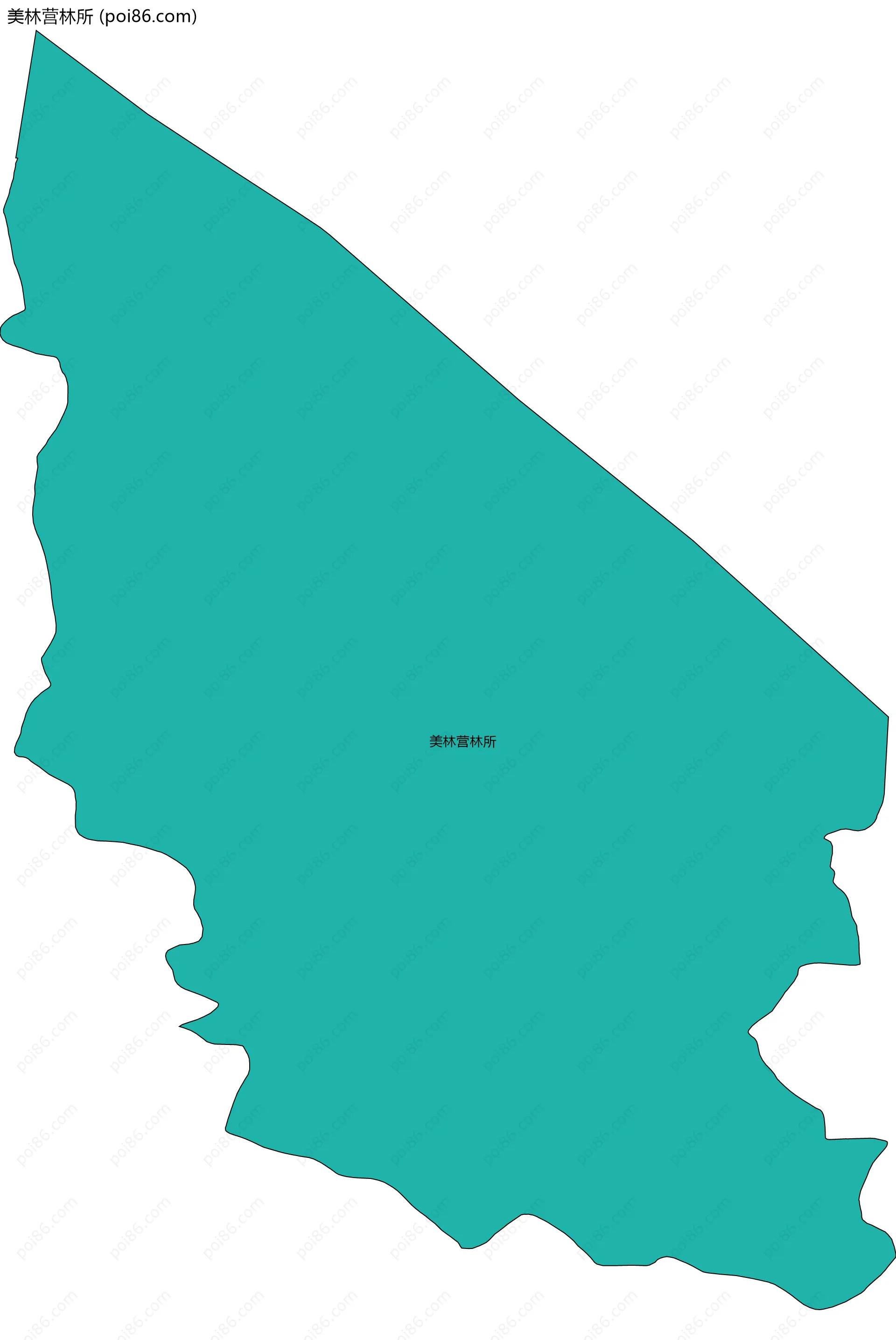 美林营林所边界地图