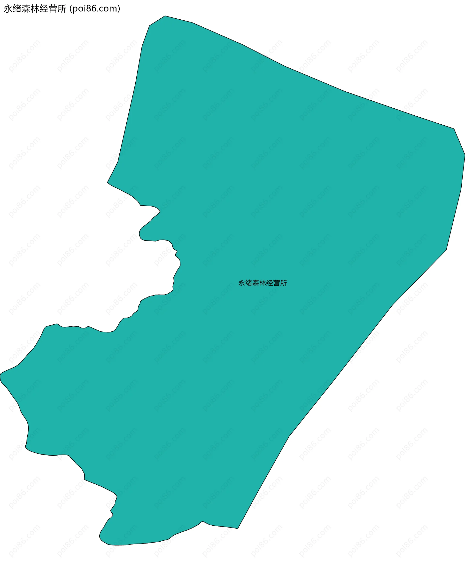 永绪森林经营所边界地图