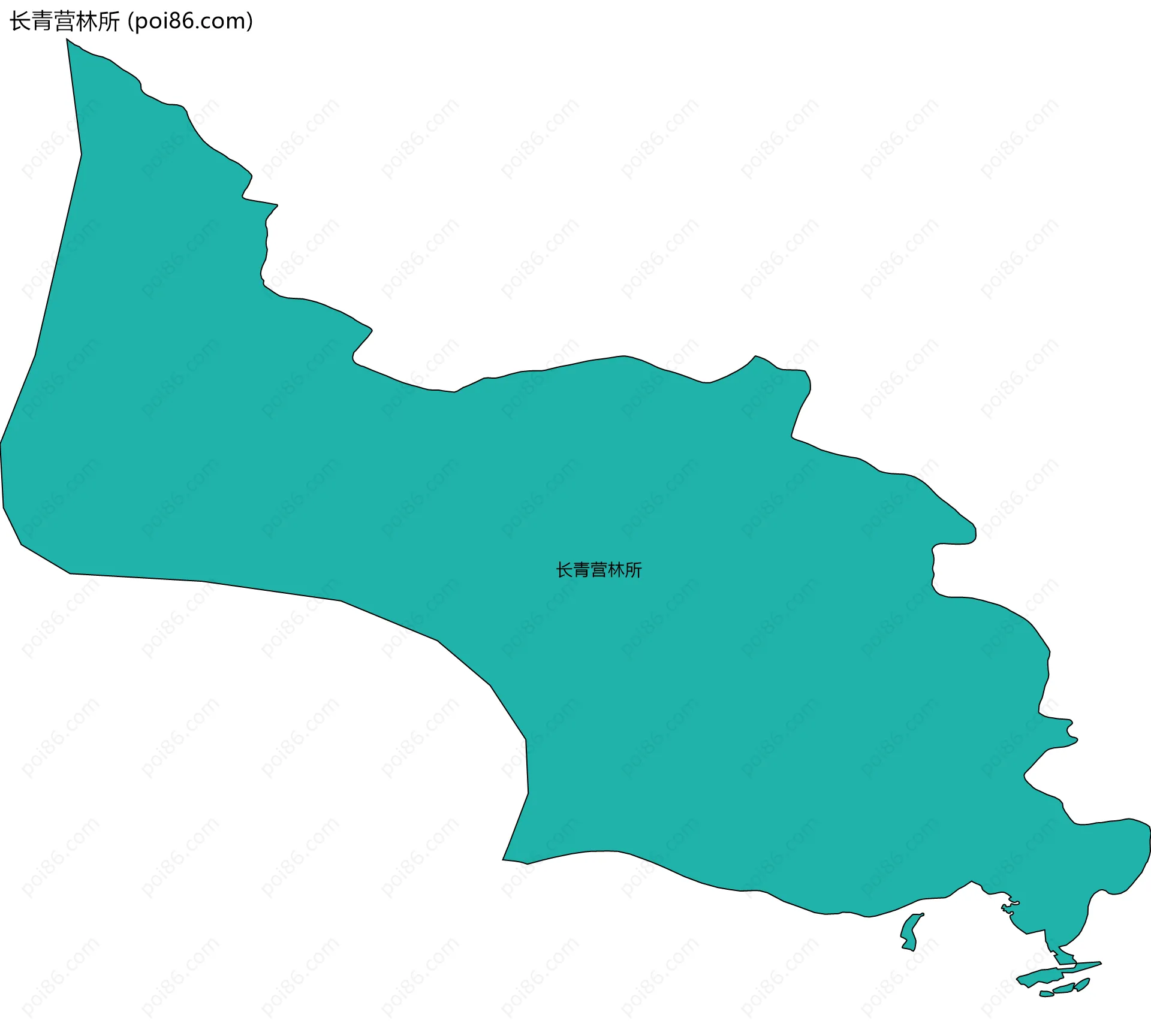 长青营林所边界地图