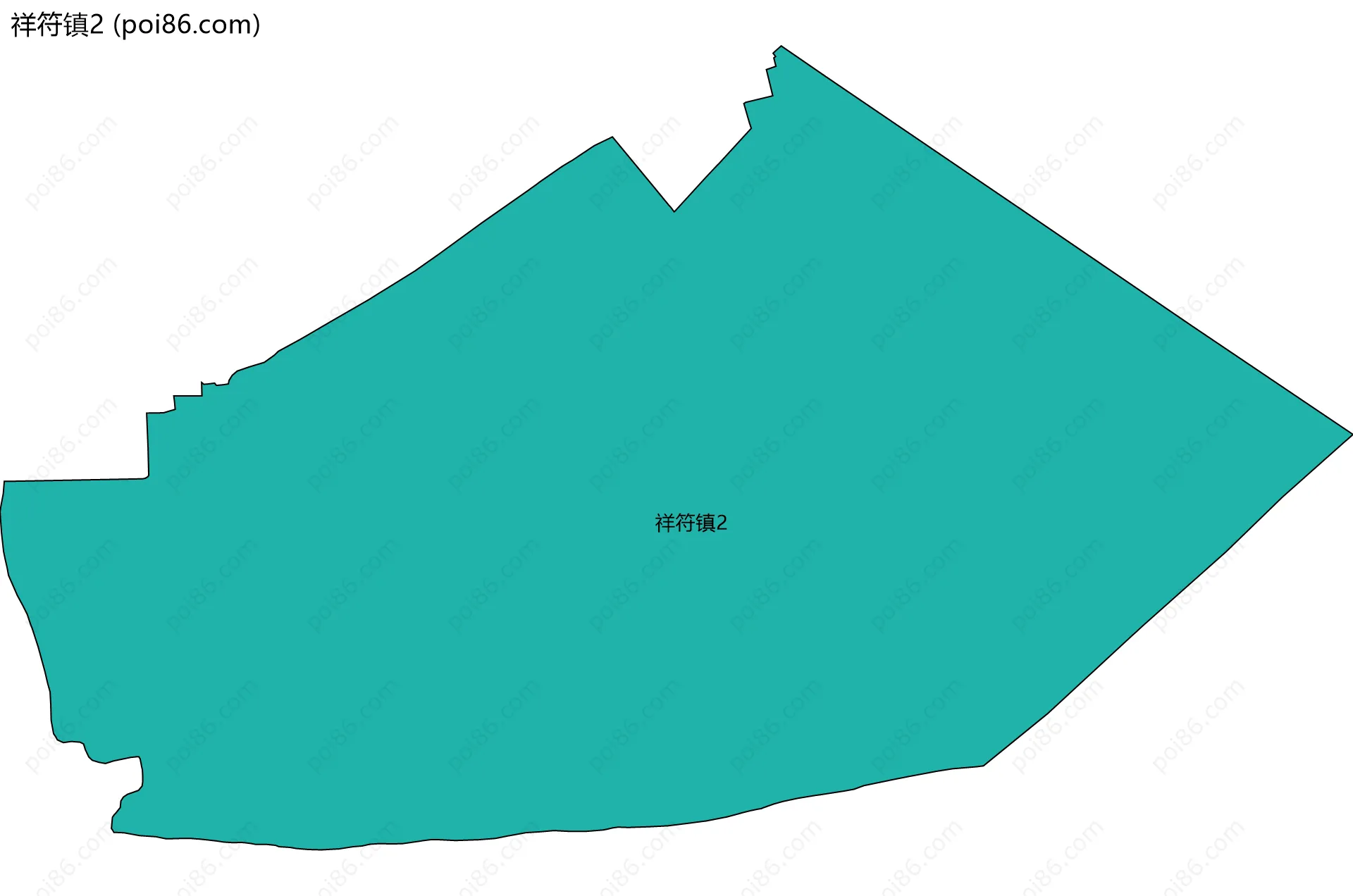 祥符镇2边界地图