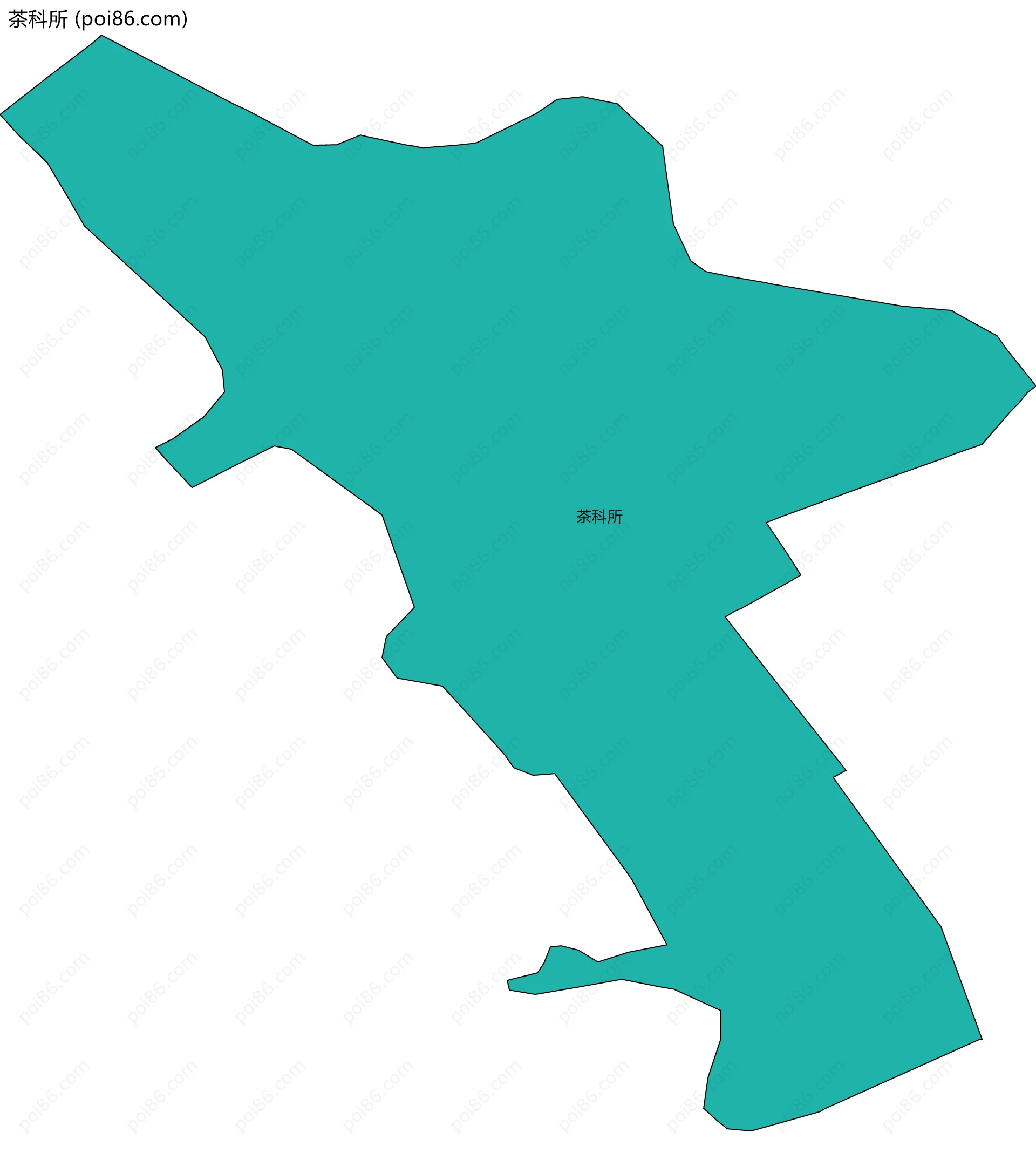 茶科所边界地图