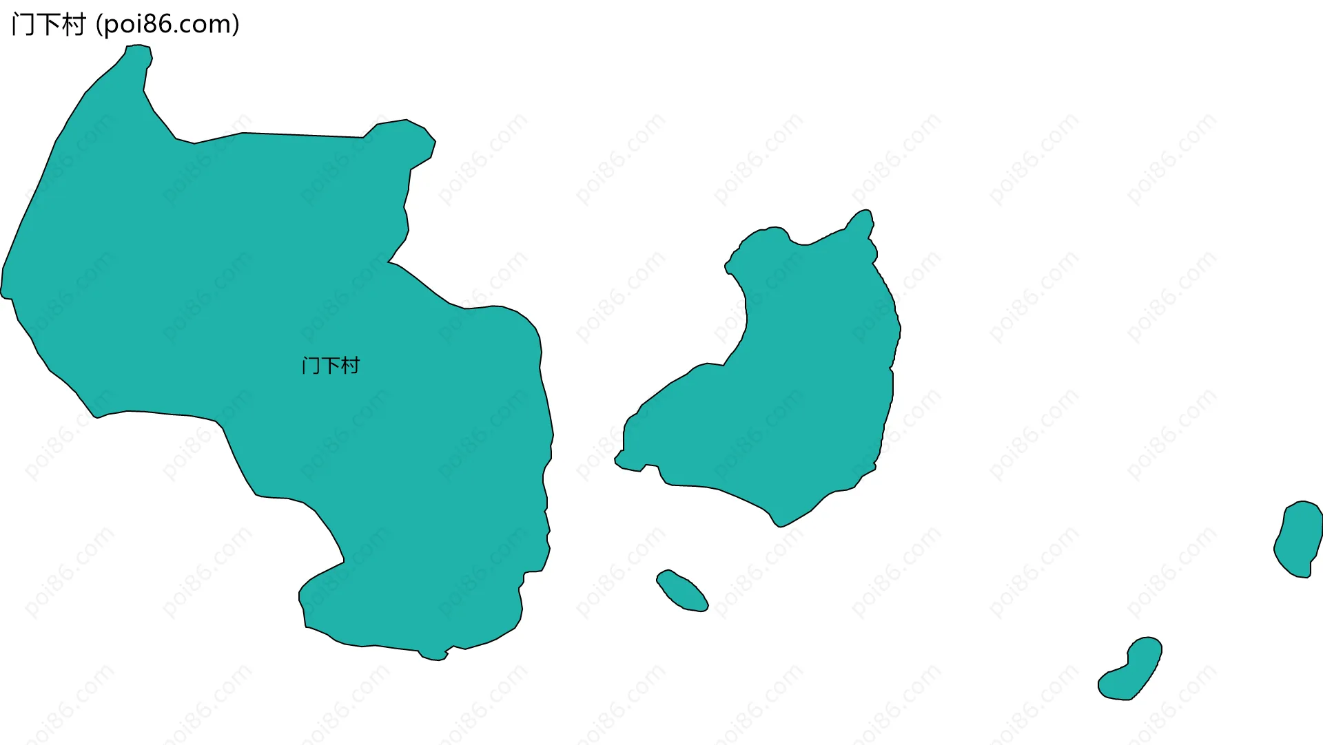 门下村边界地图