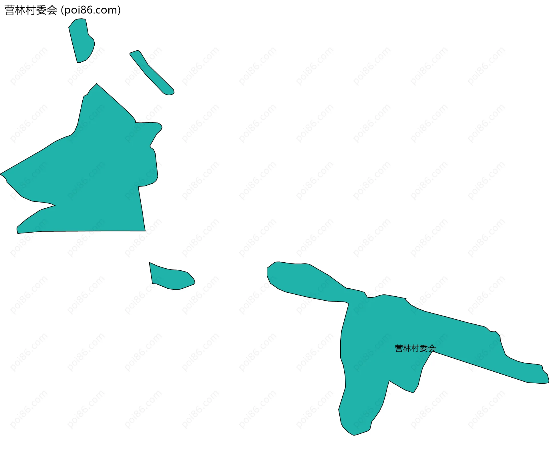 营林村委会边界地图