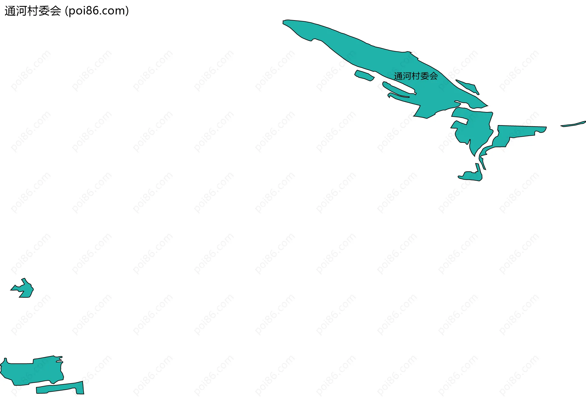 通河村委会边界地图