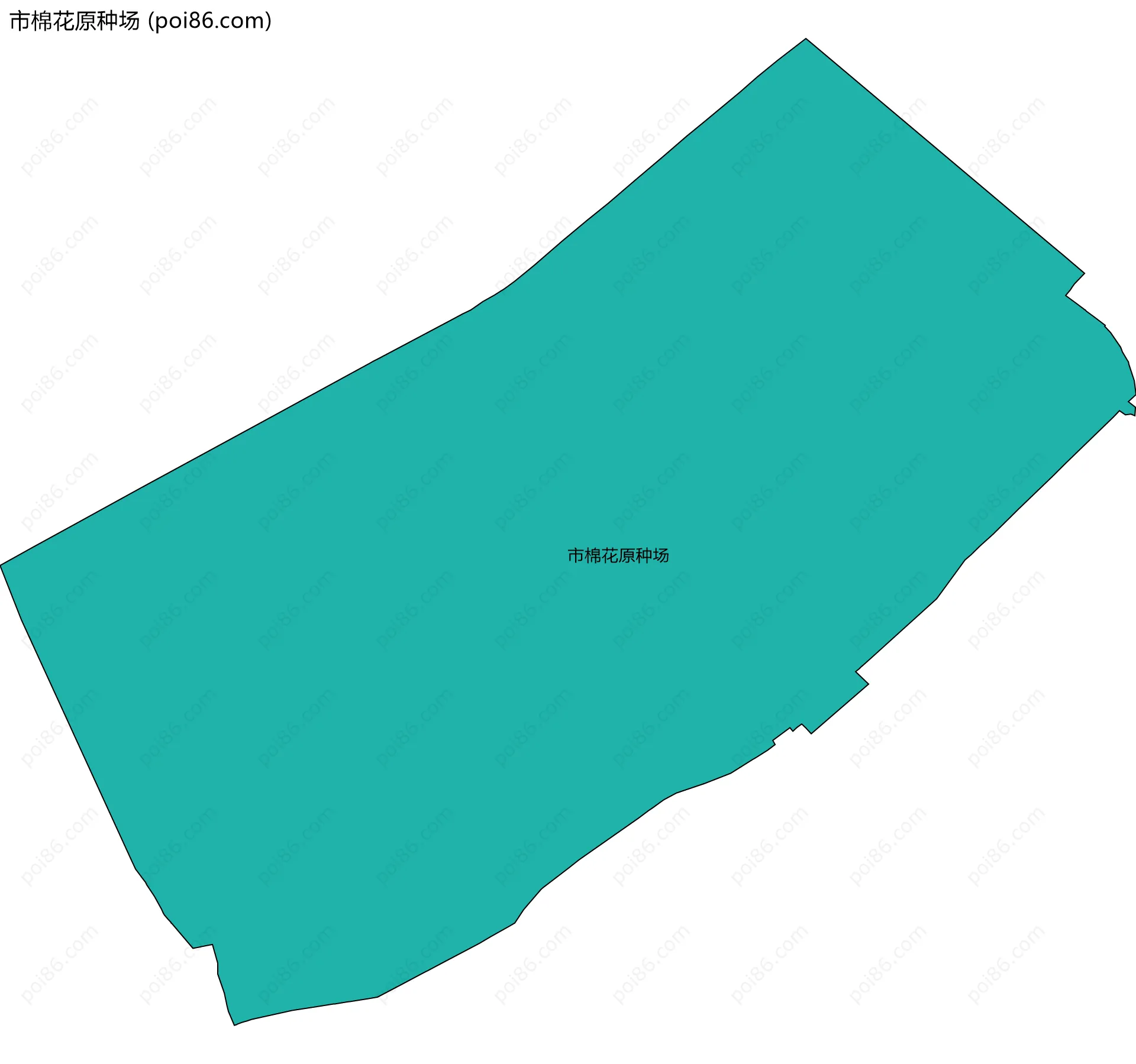 市棉花原种场边界地图