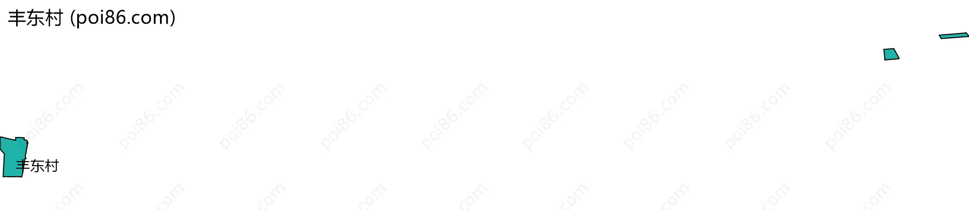 丰东村边界地图