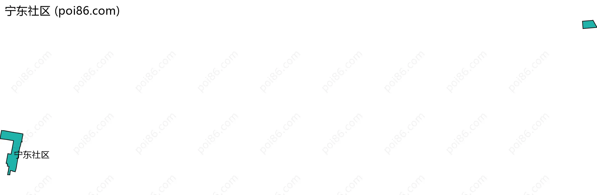 宁东社区边界地图