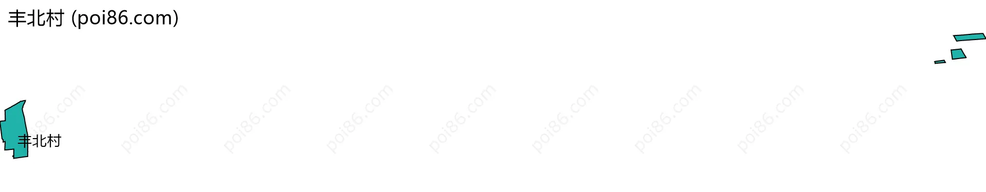 丰北村边界地图