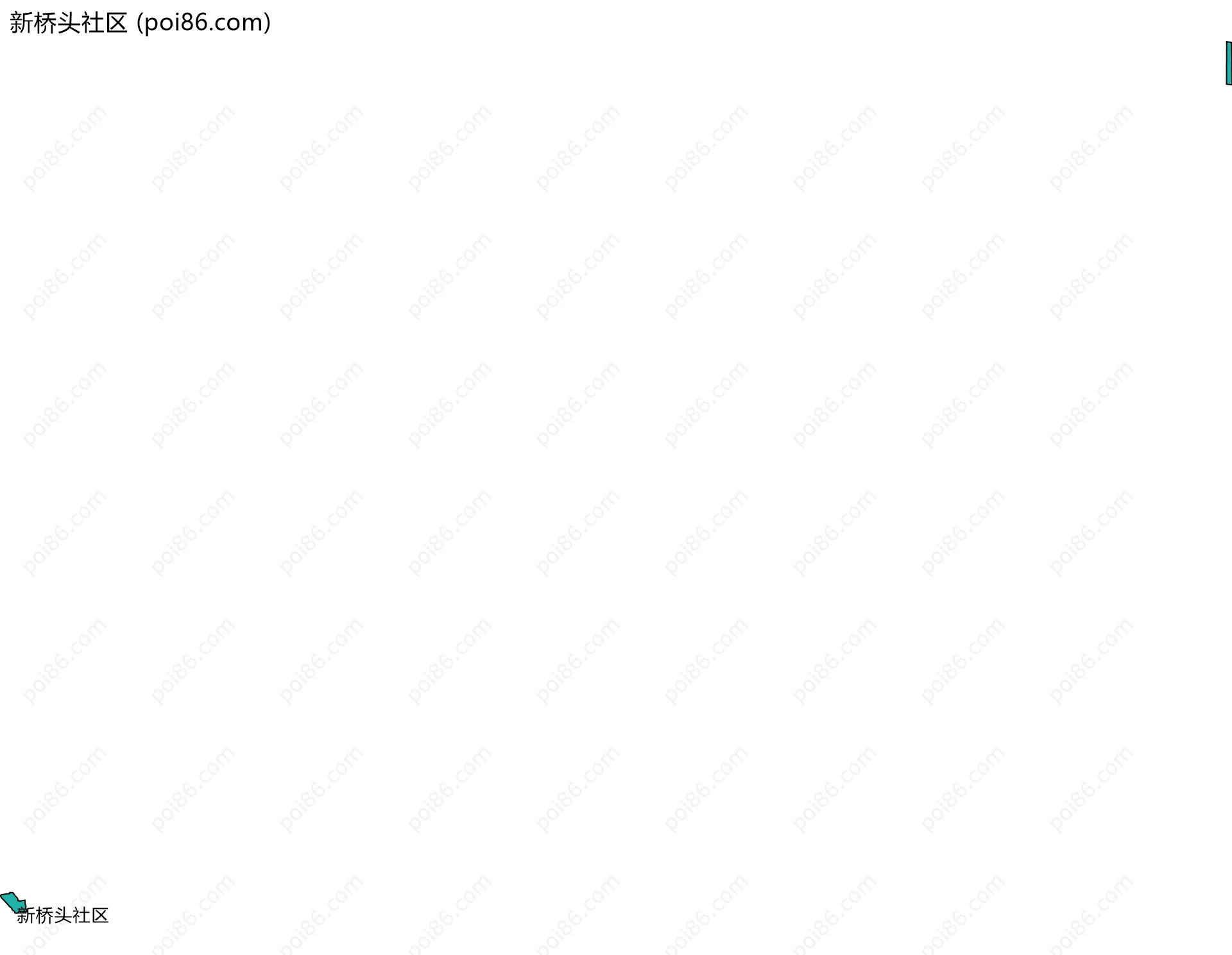 新桥头社区边界地图