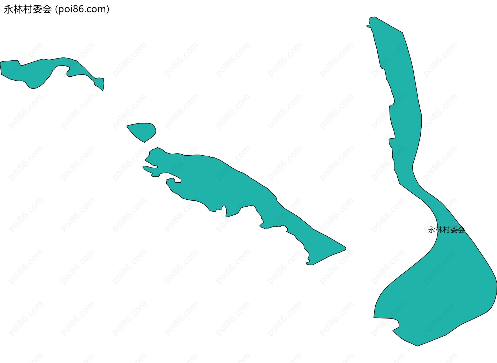 永林村委会边界地图
