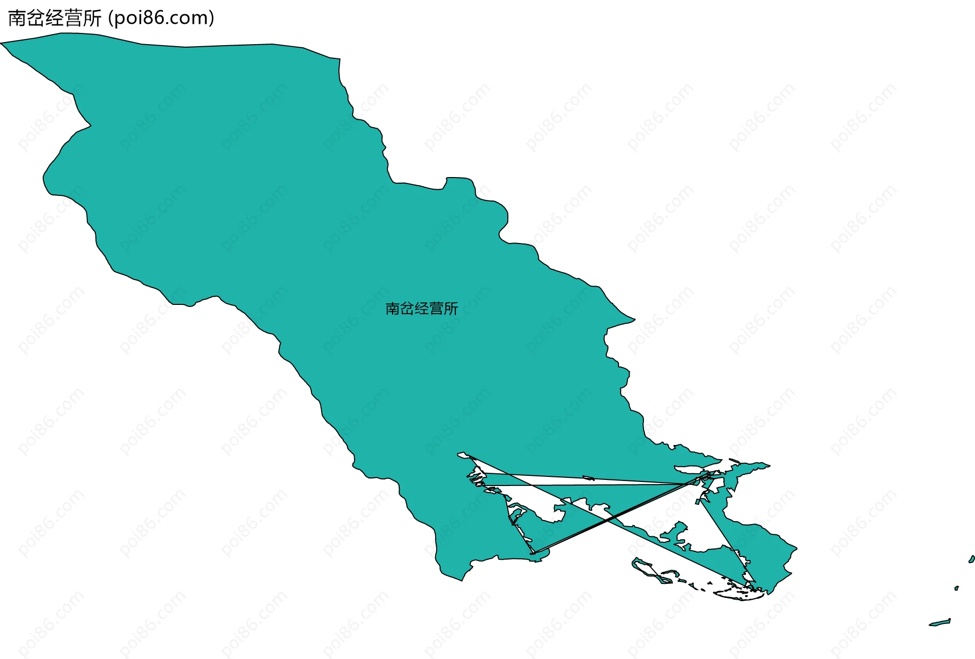 南岔经营所边界地图