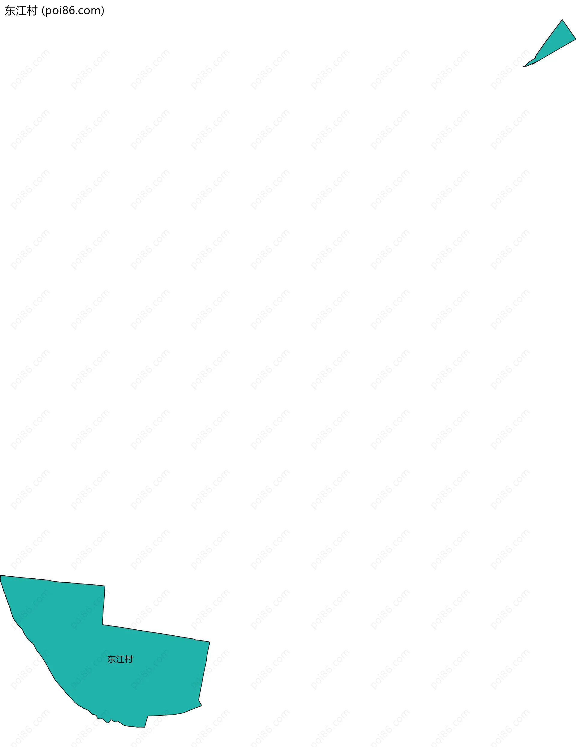 东江村边界地图