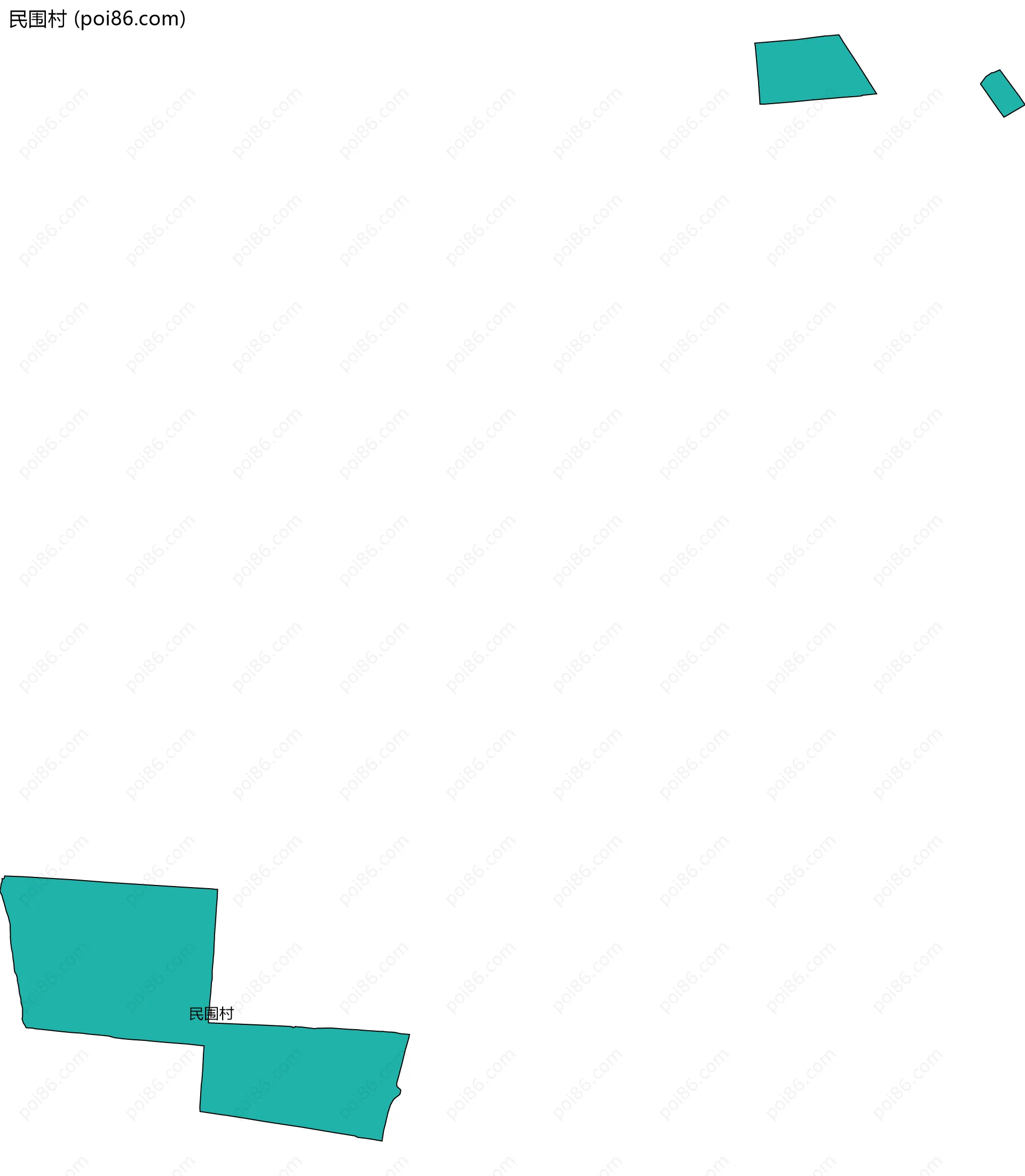 民围村边界地图