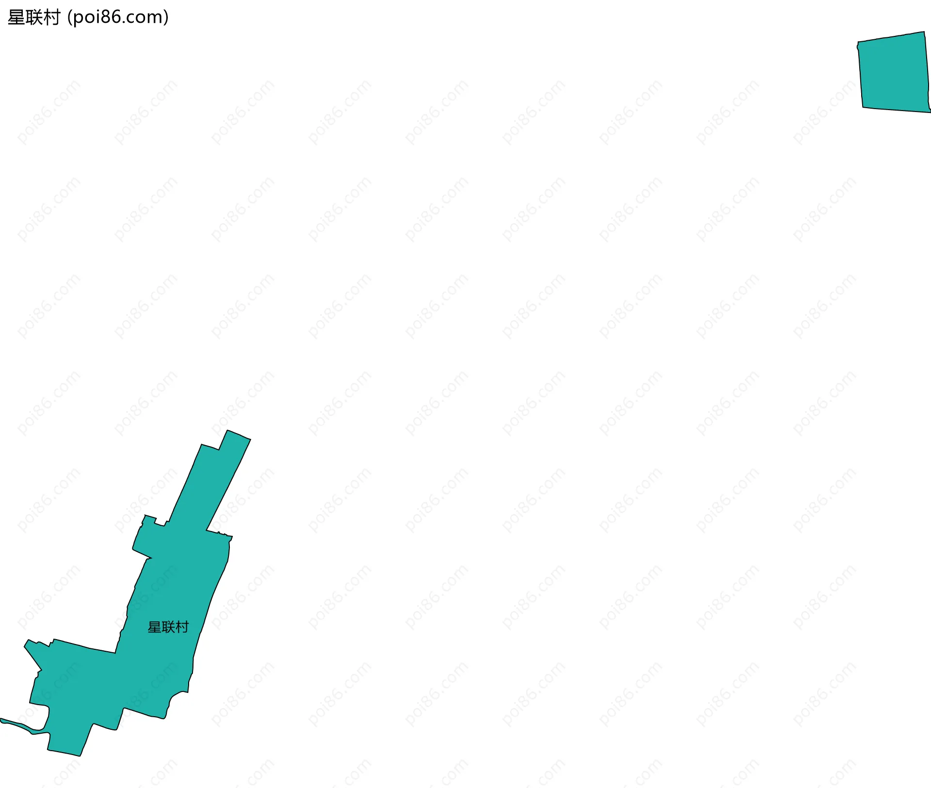 星联村边界地图
