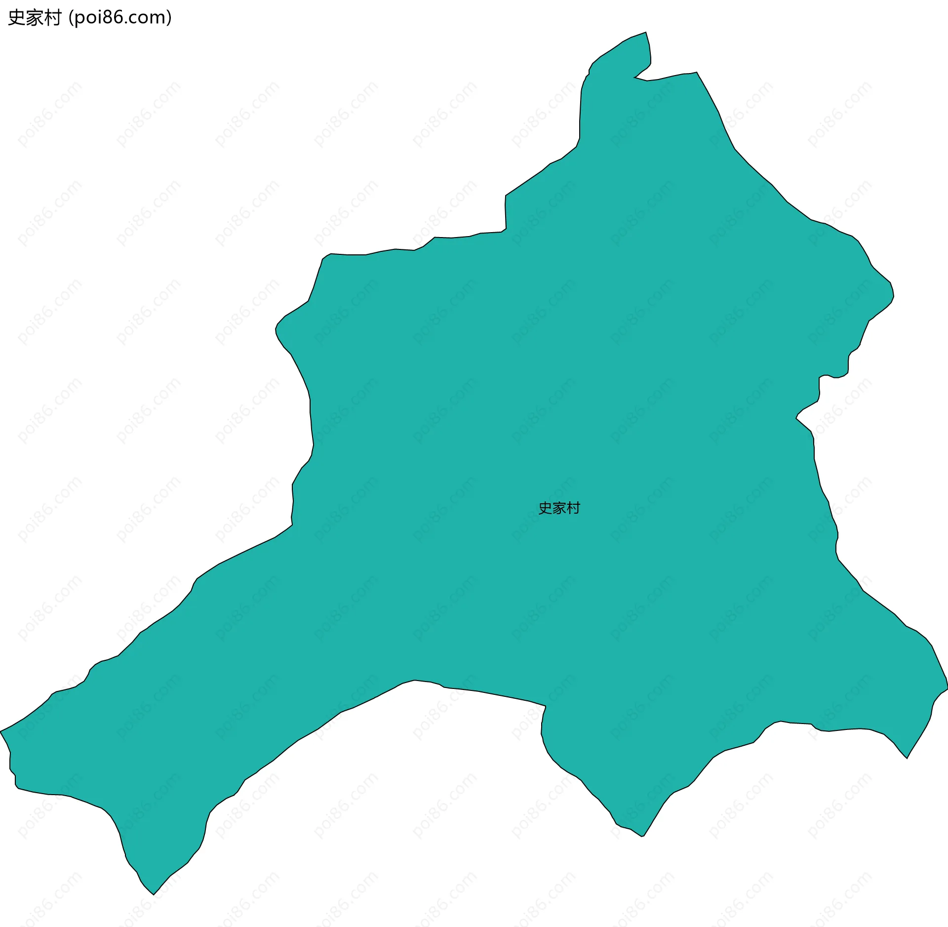 史家村边界地图