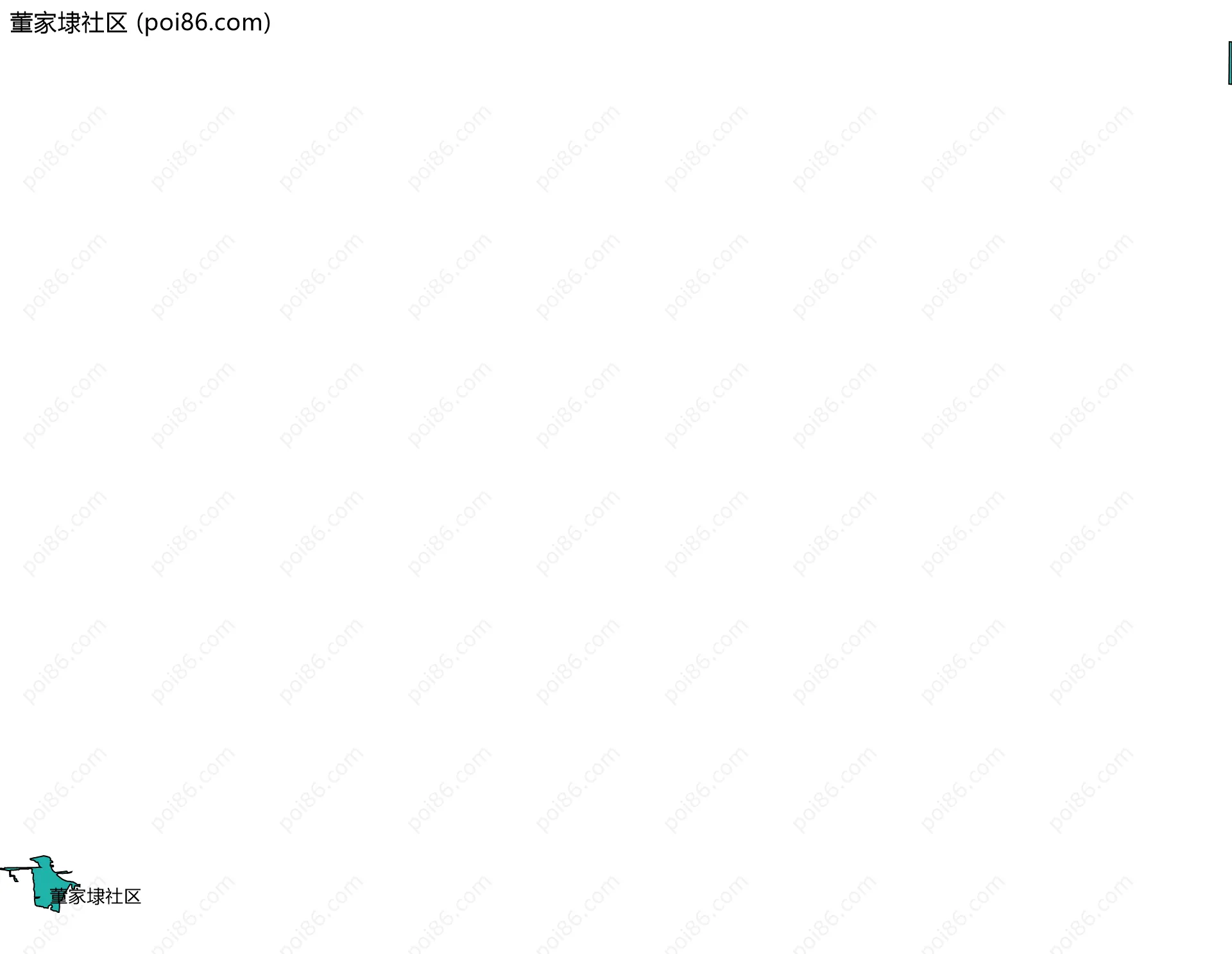 董家埭社区边界地图