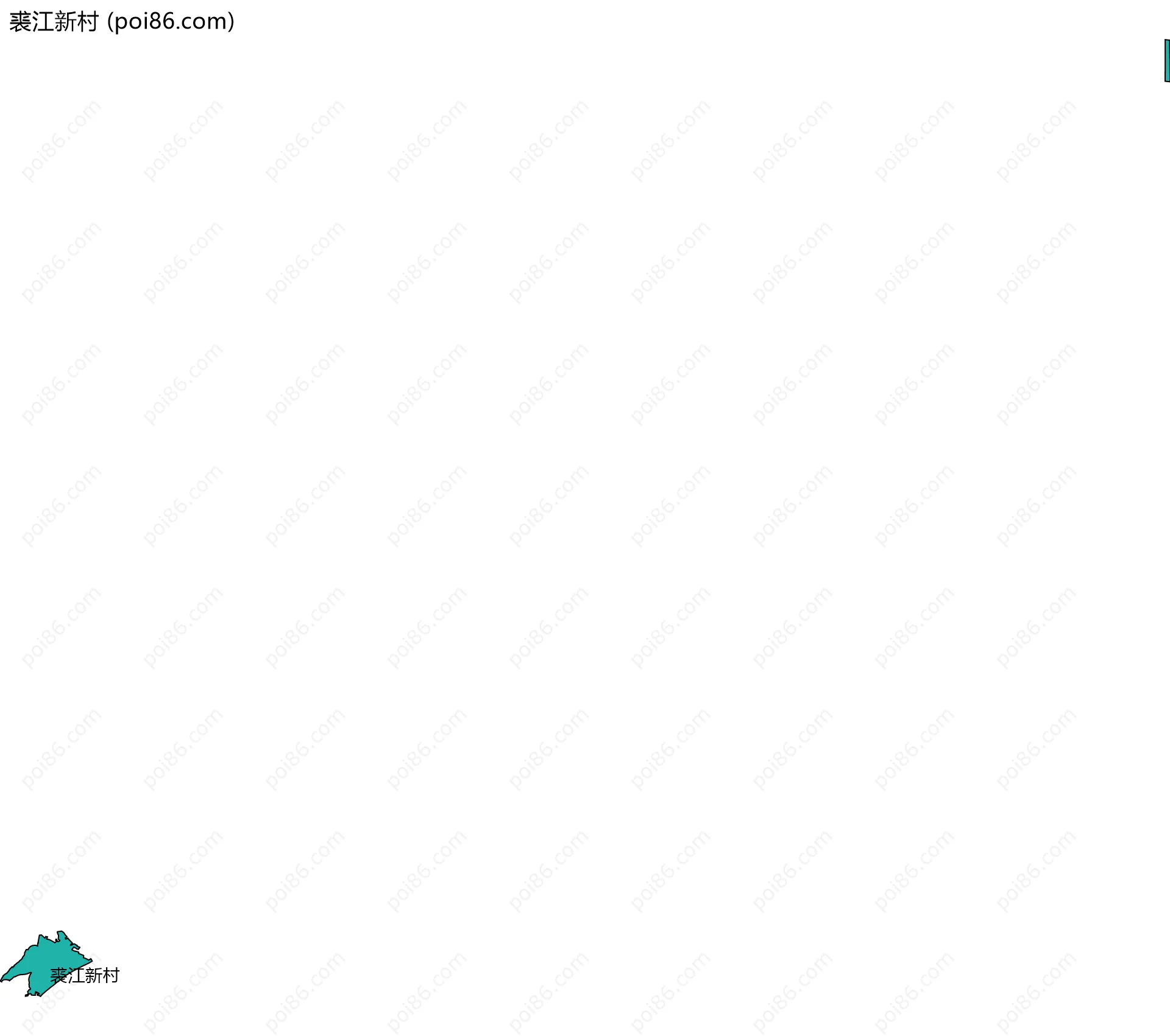 裘江新村边界地图